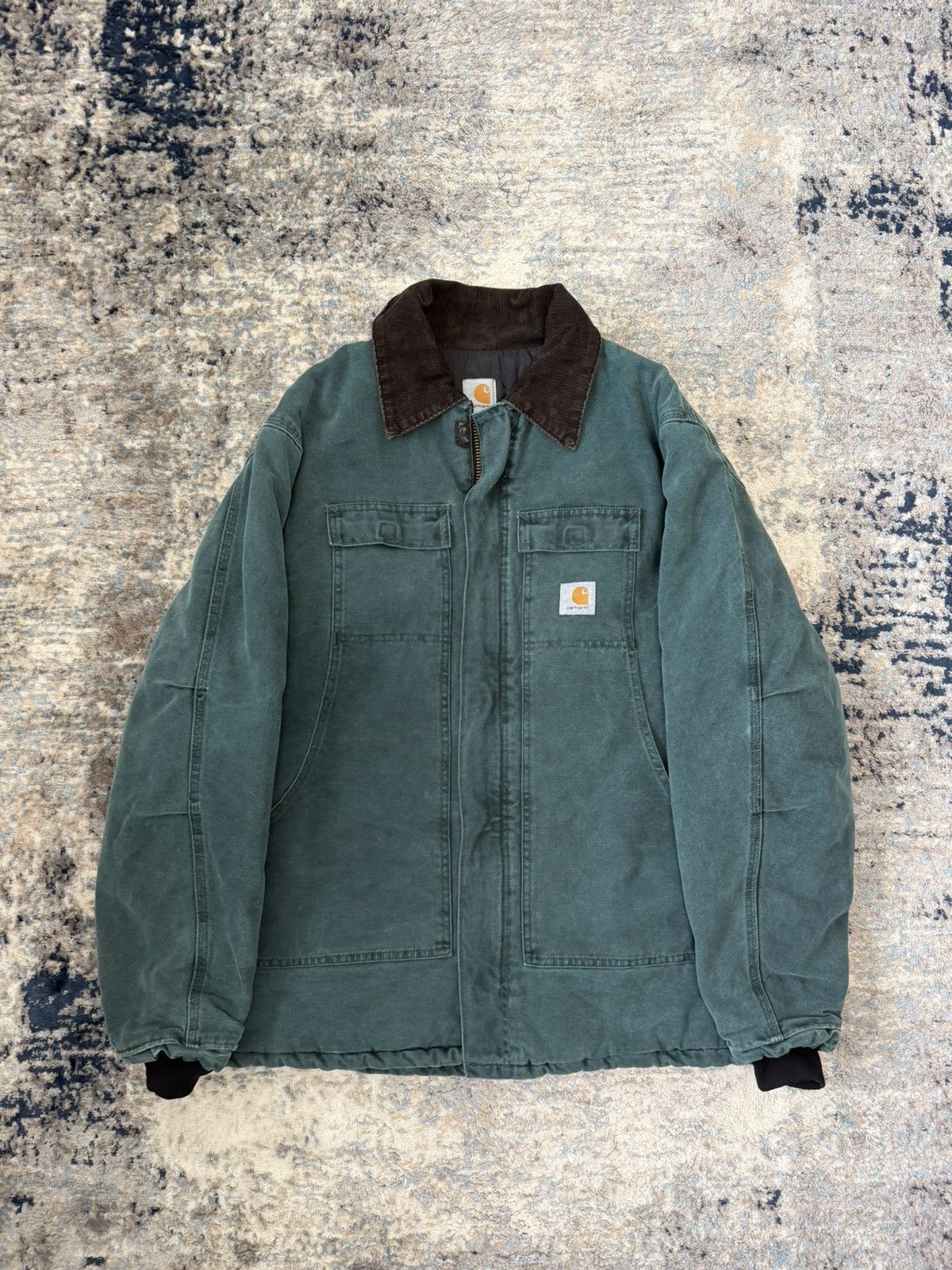Carhartt Vintage Carhartt denim work jacket Size US XL / EU 56 / 4 - 1 Thumbnail