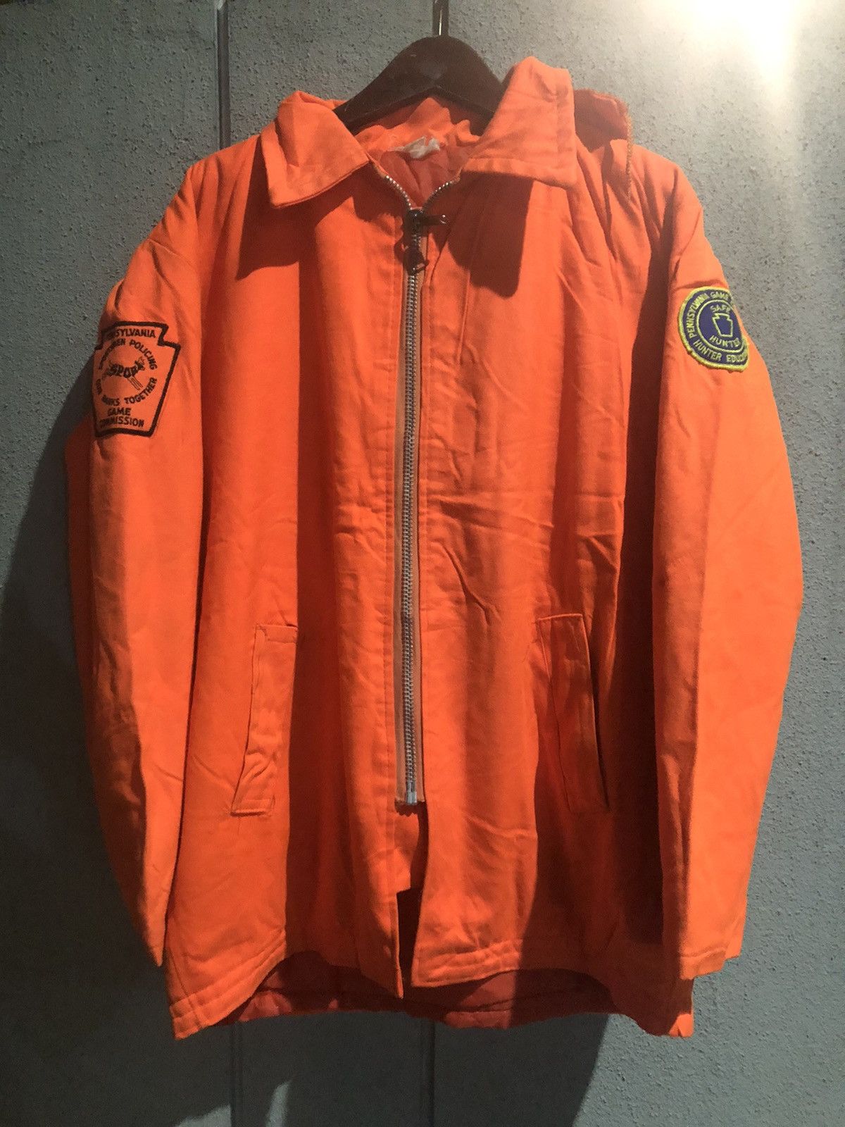 image of Made In USA x Vintage Spoertman Pennsylvania Hunter Jacket 60-70S in Orange, Men's (Size Large)