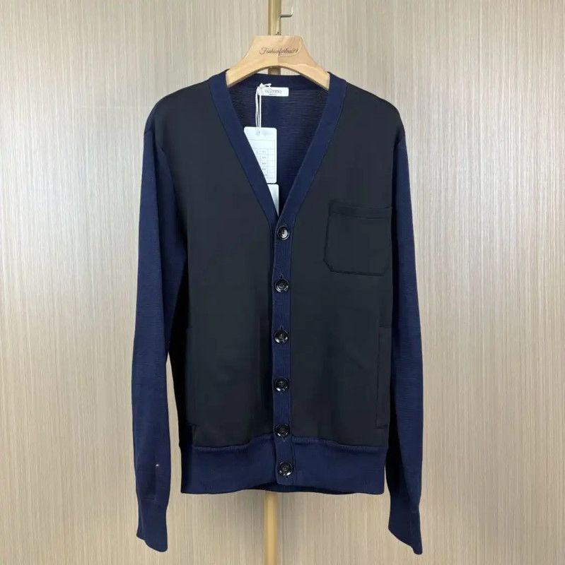 Valentino Valentino Black Wool Cardigan for Women 0089 Size S / US 4 / IT 40 - 1 Thumbnail