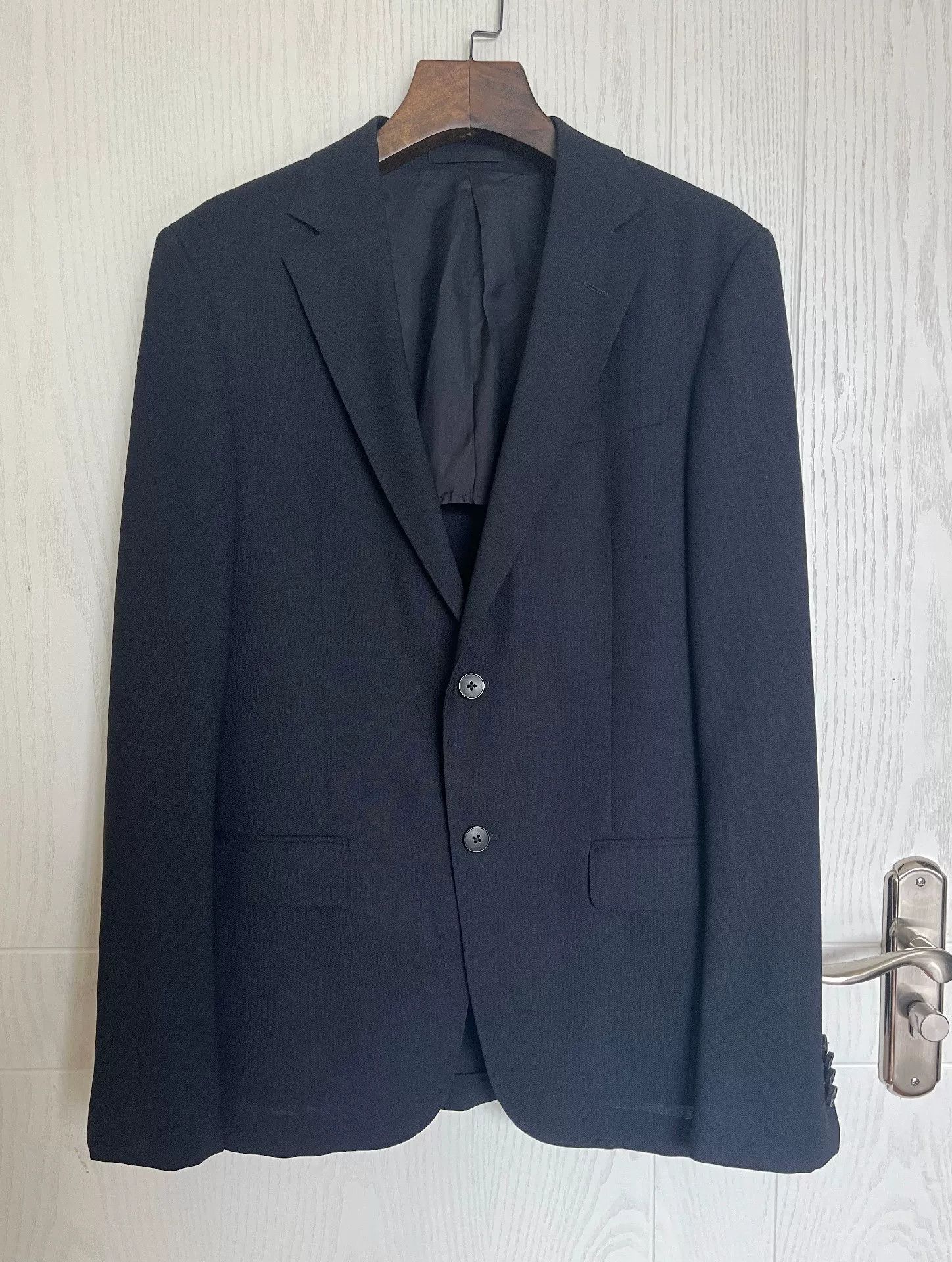 Z Zegna Z Zegna Navy Casual Blazer for Men Size US S / EU 44-46 / 1 - 1 Thumbnail