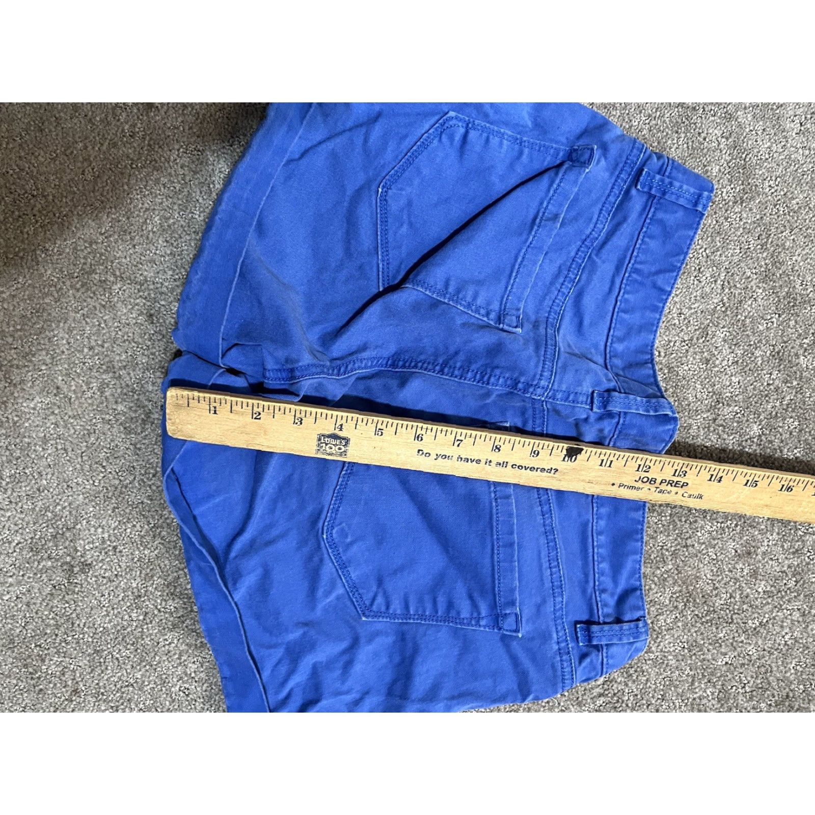 Loft WOMENS LOFT Shorts 2 Blue Twill Chino Colorful Size 26" / US 2 / IT 38 - 4 Thumbnail