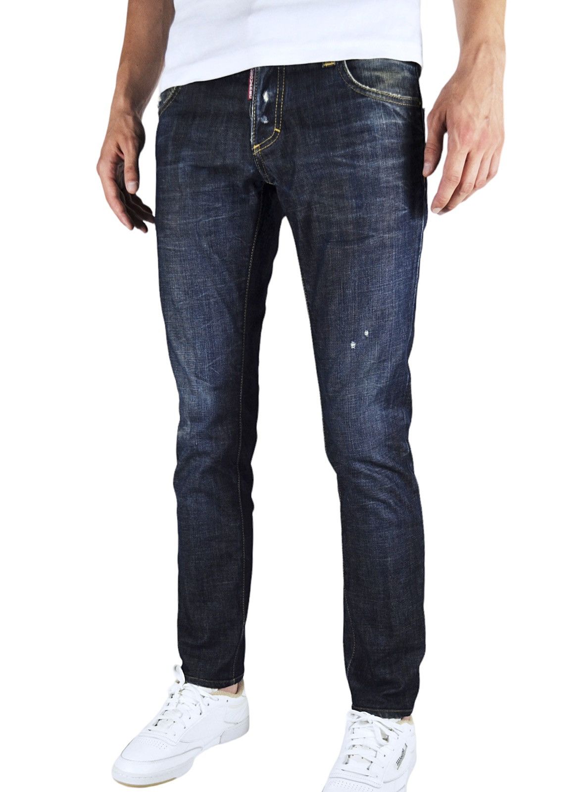Dsquared2 Dsquared2 Distressed Slim Fit Indigo Jeans Denim Pants Size US 30 / EU 46 - 4 Thumbnail
