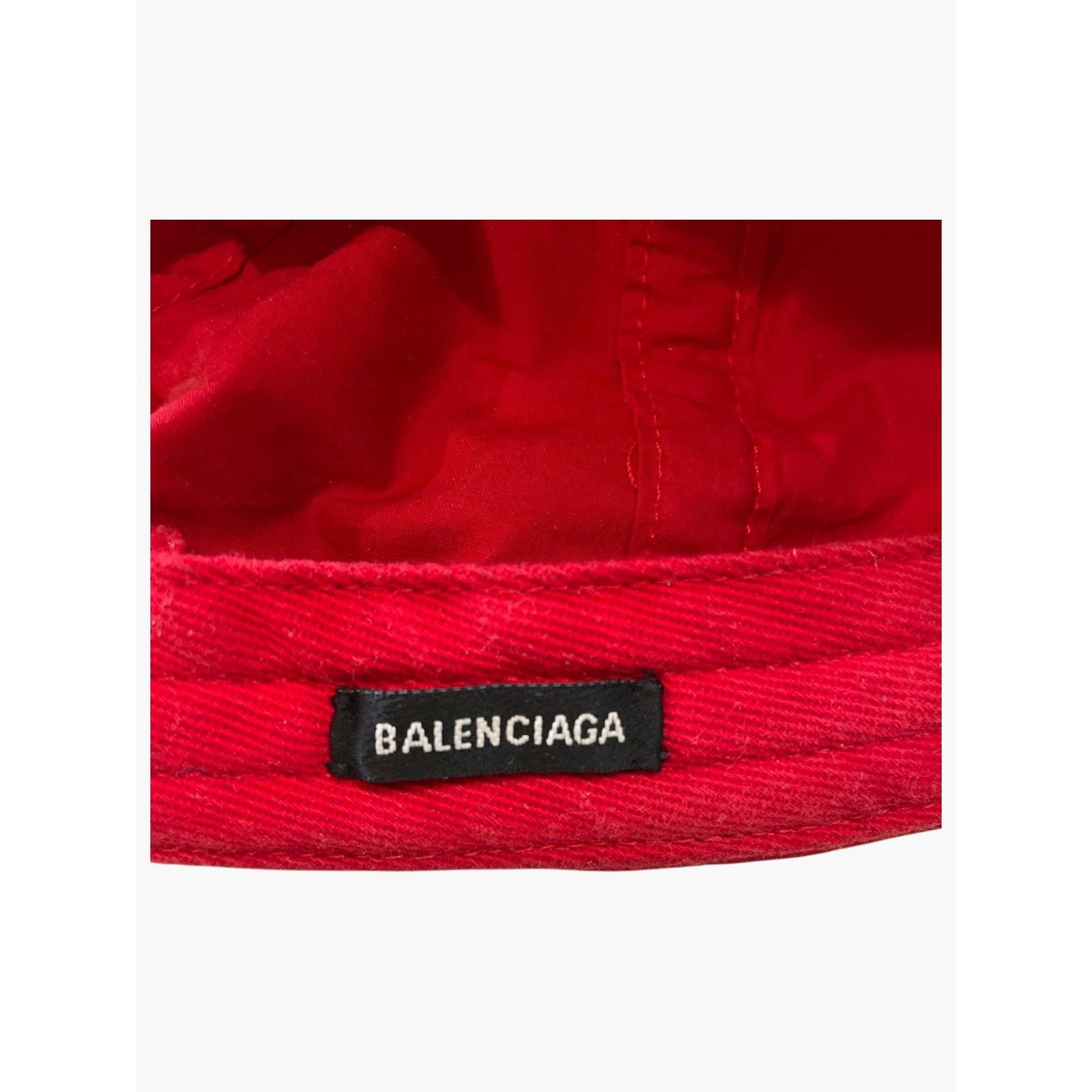 Balenciaga Balenciaga BB Logo Red & Black Hat Size ONE SIZE - 6 Thumbnail