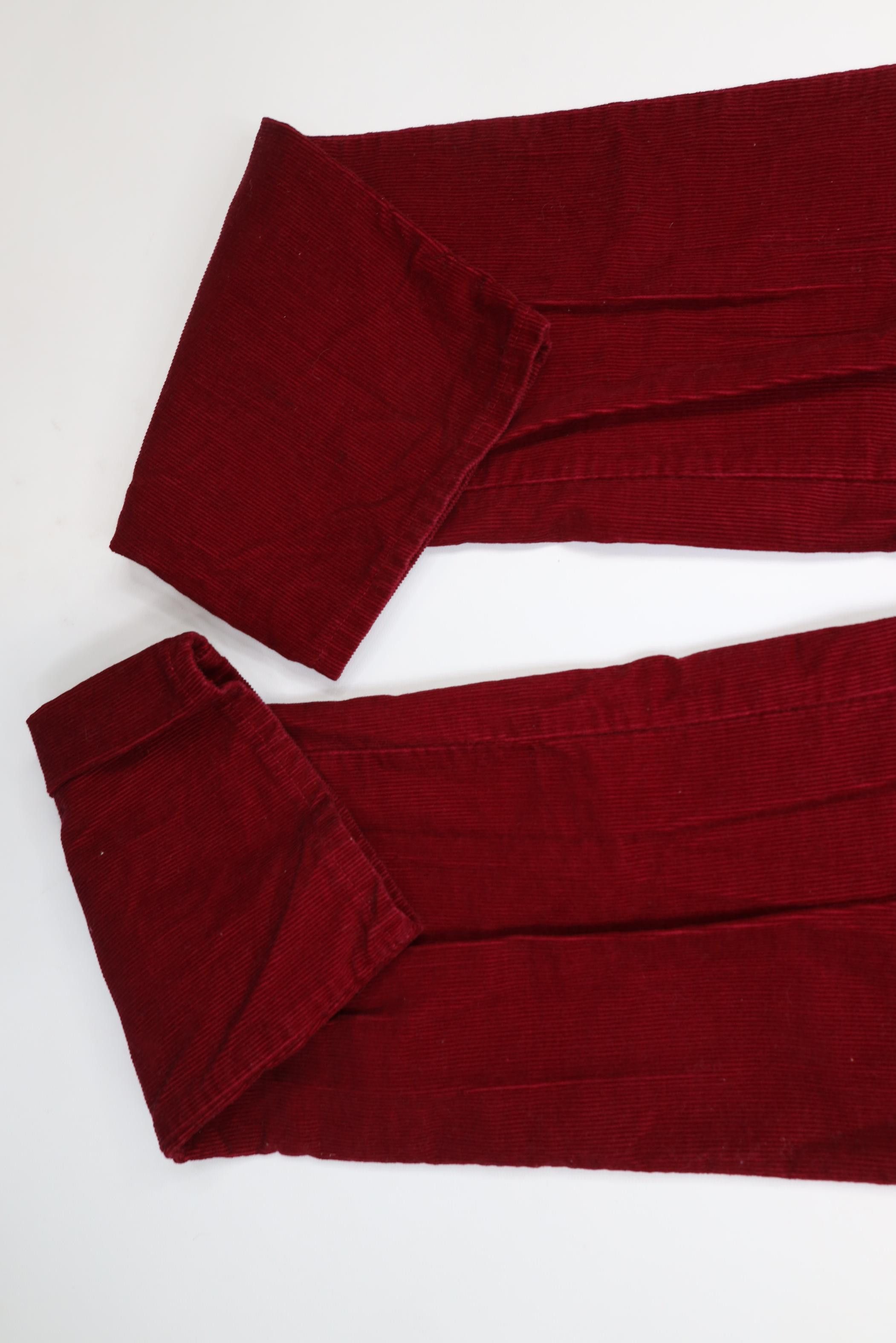 Vintage Vintage 70s 80s Streetwear Corduroy Chino Pants Red USA Size 34" / US 12 / IT 48 - 6 Thumbnail