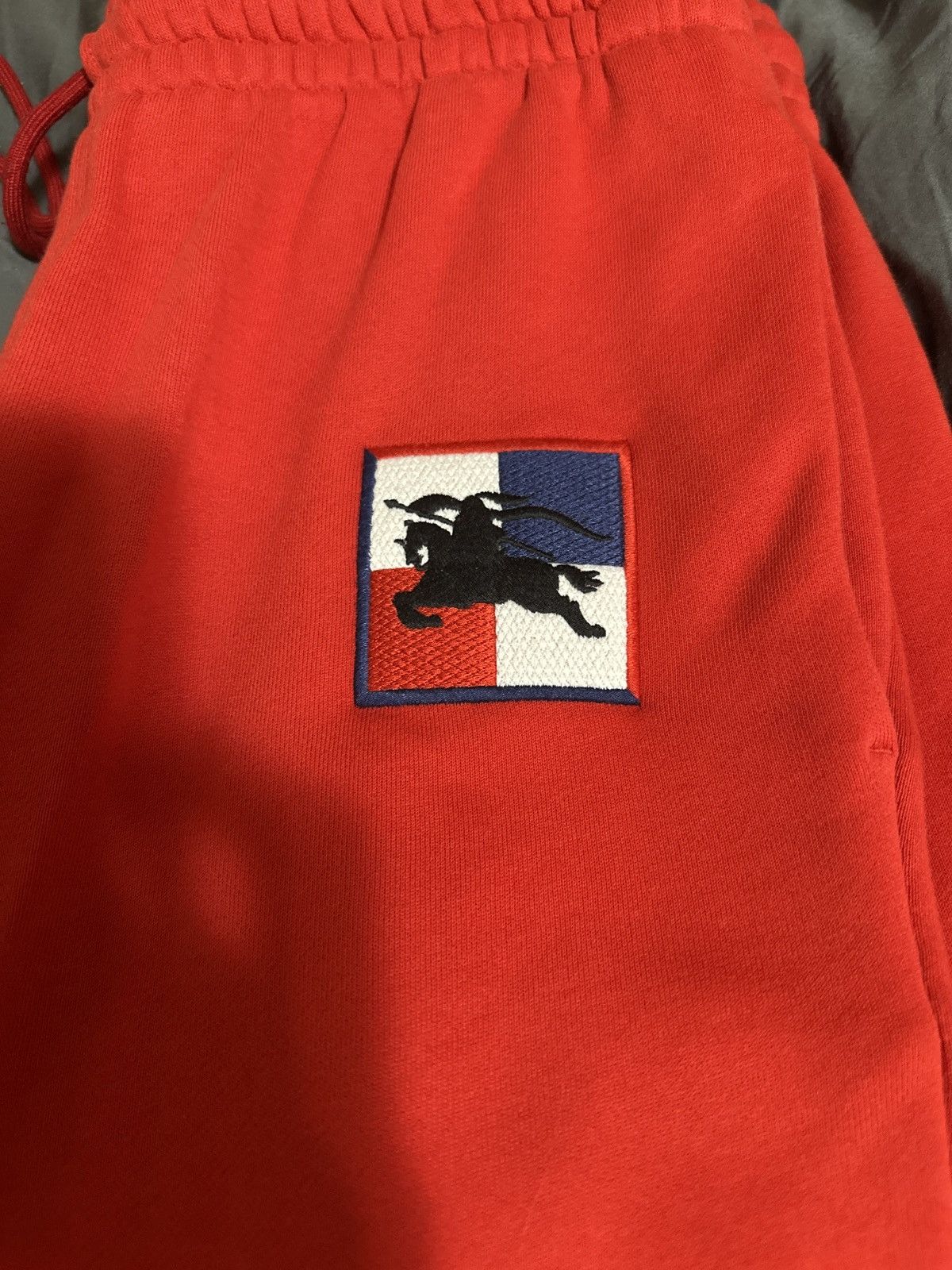 Burberry Burberry Red Chequer EKD Munley Sweatpants Size US 31 - 2 Thumbnail