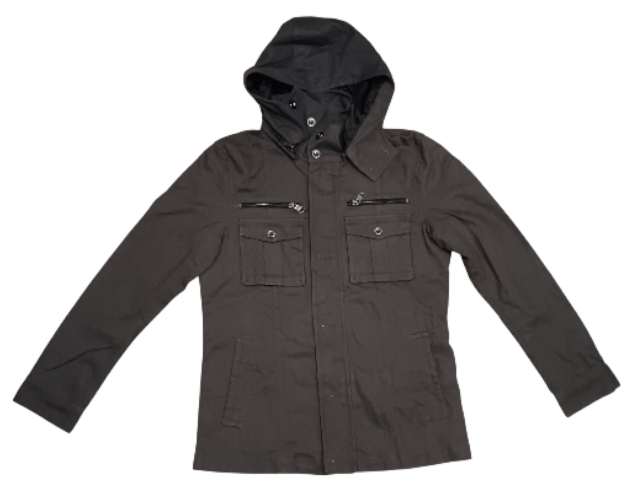 In The Attic IN THE ATTIC PUNK MILITARY HOODED JACKET Size US M / EU 48-50 / 2 - 1 Thumbnail