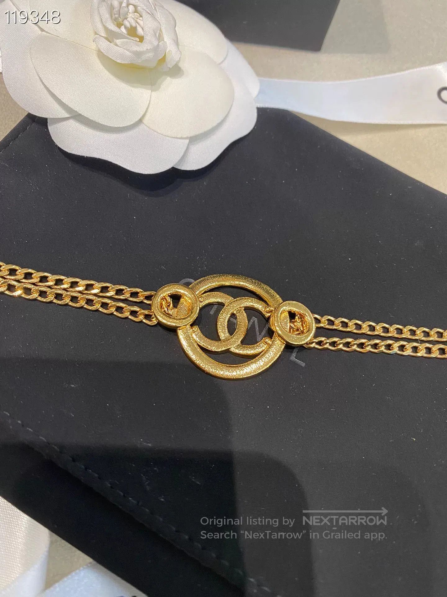 Chanel Chanel Circle Double C Double Chain Necklace. Size ONE SIZE - 3 Thumbnail
