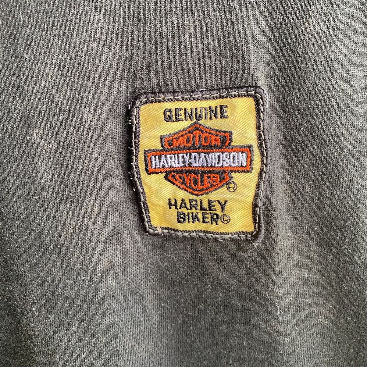 Harley Davidson Thrashed Faded Vintage 90s Harley Davison ERD GRUNGE TEE Size US L / EU 52-54 / 3 - 7 Thumbnail