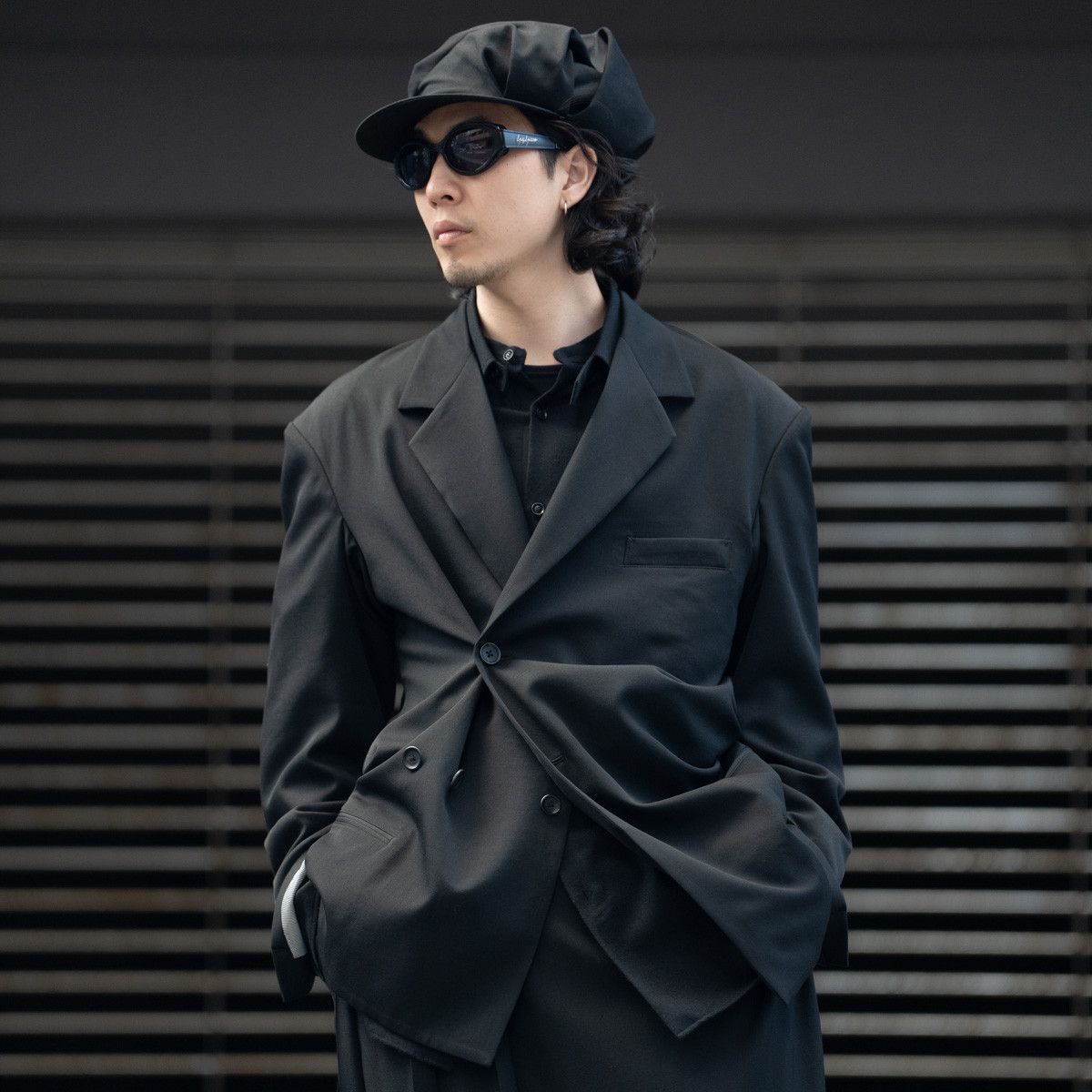 Yohji Yamamoto Yohji Yamamoto Pour Homme W/GABARDINE DRAPING JACKET BLAZER Size US M / EU 48-50 / 2 - 7 Thumbnail