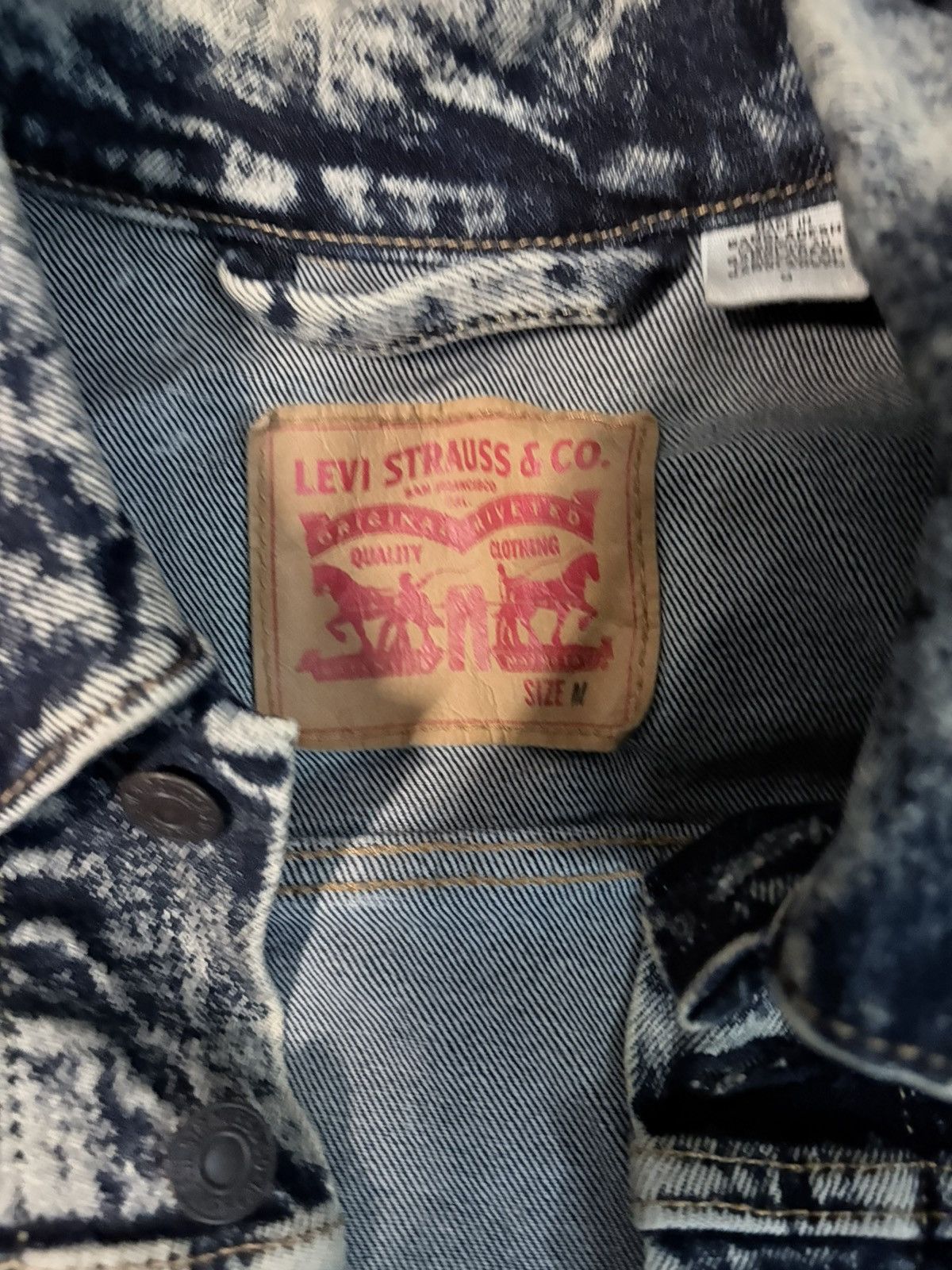 Levi's Vintage Clothing Levi Washed Denim Jacket Size US M / EU 48-50 / 2 - 3 Thumbnail