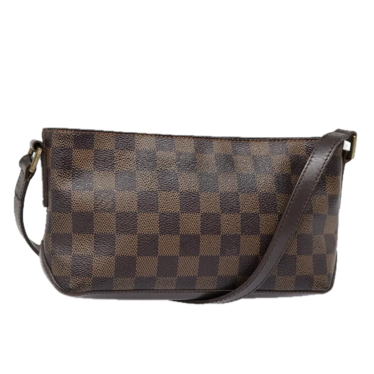 Louis Vuitton Trotteur Brown Canvas Shoulder Bag (Pre-Owned) Size ONE SIZE - 1 Thumbnail