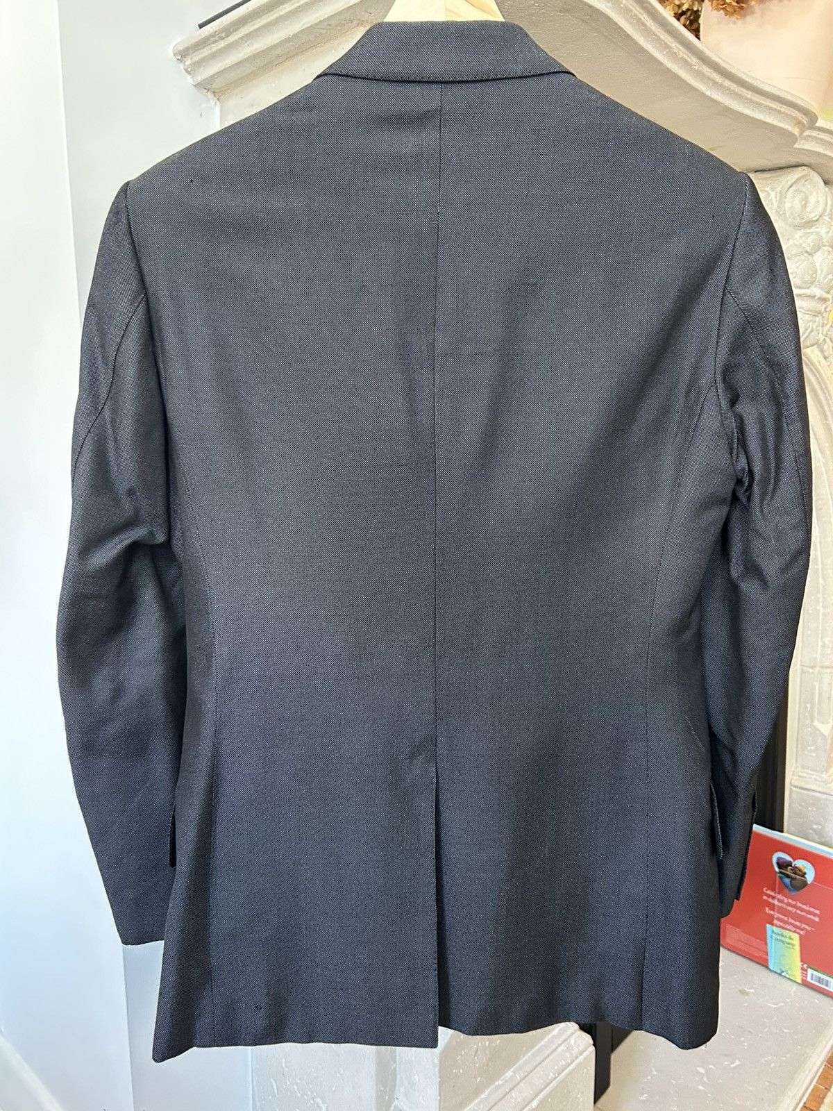 Tom Ford Tom Ford Men’s Blue Silk Sharkskin Suit Size 36R Size 36R - 8 Thumbnail