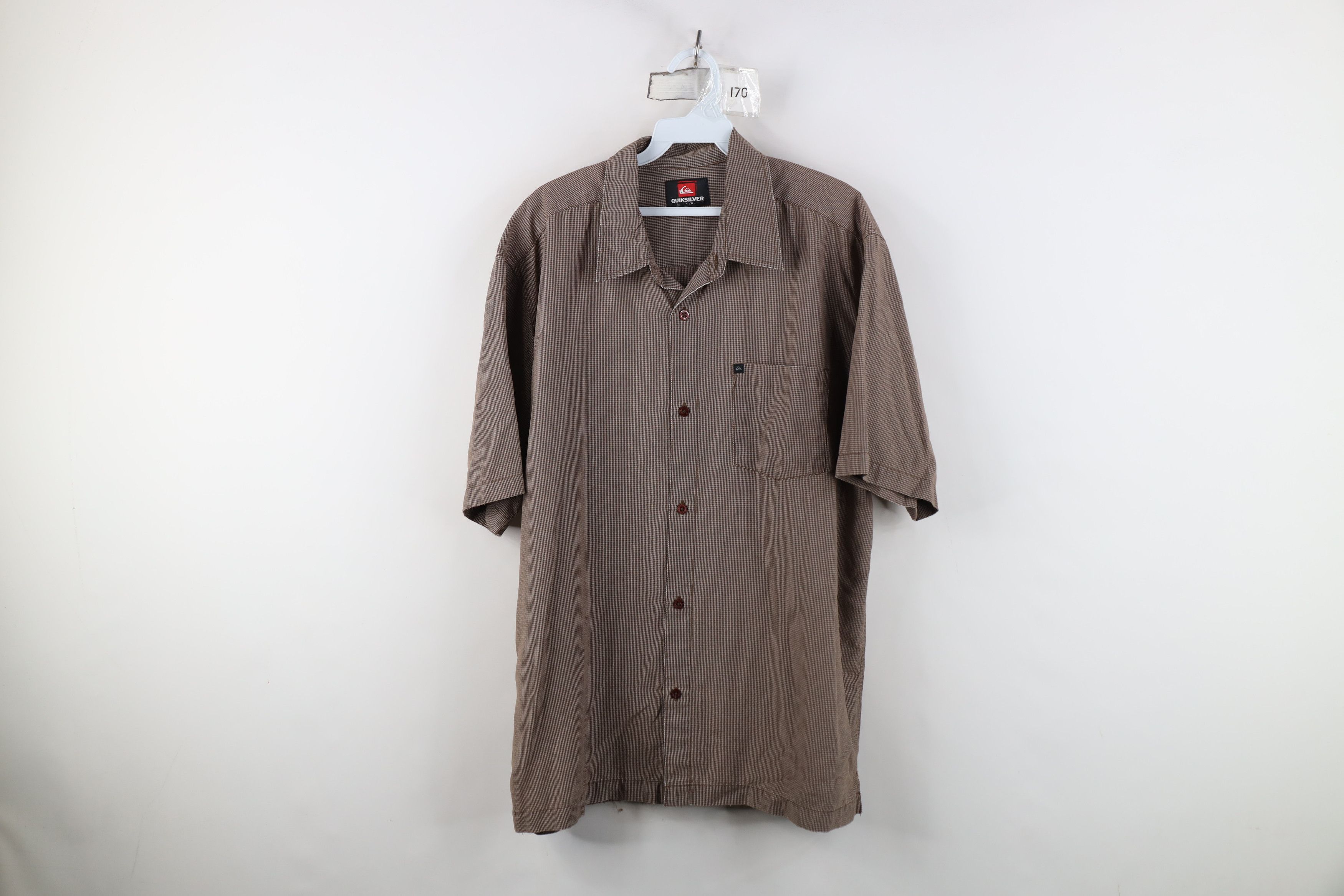 Quiksilver Vintage 90s Y2K Quiksilver Surfing Short Sleeve Button Shirt Size US L / EU 52-54 / 3 - 1 Thumbnail