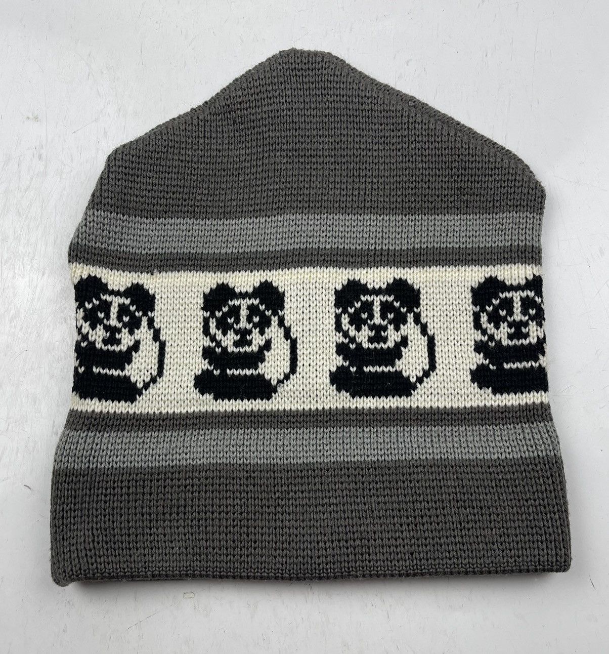 Japanese Brand × Vintage vintage panda beanie hat made in japan tc40 Size ONE SIZE - 2 Thumbnail