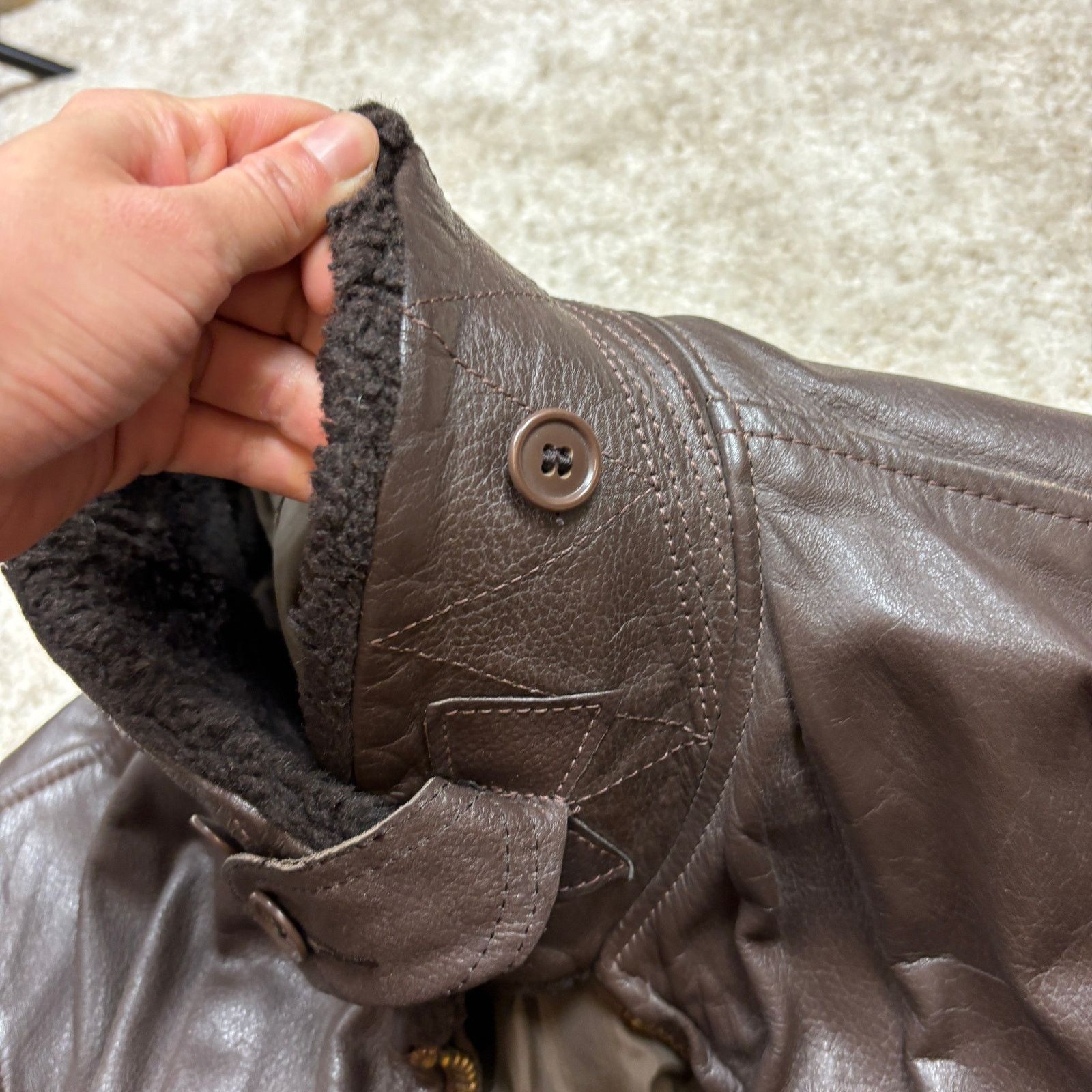 Vintage Vintage 70s G-1 Bomber Military Flight Jacket Mens 42 Serval Size US M / EU 48-50 / 2 - 12 Thumbnail