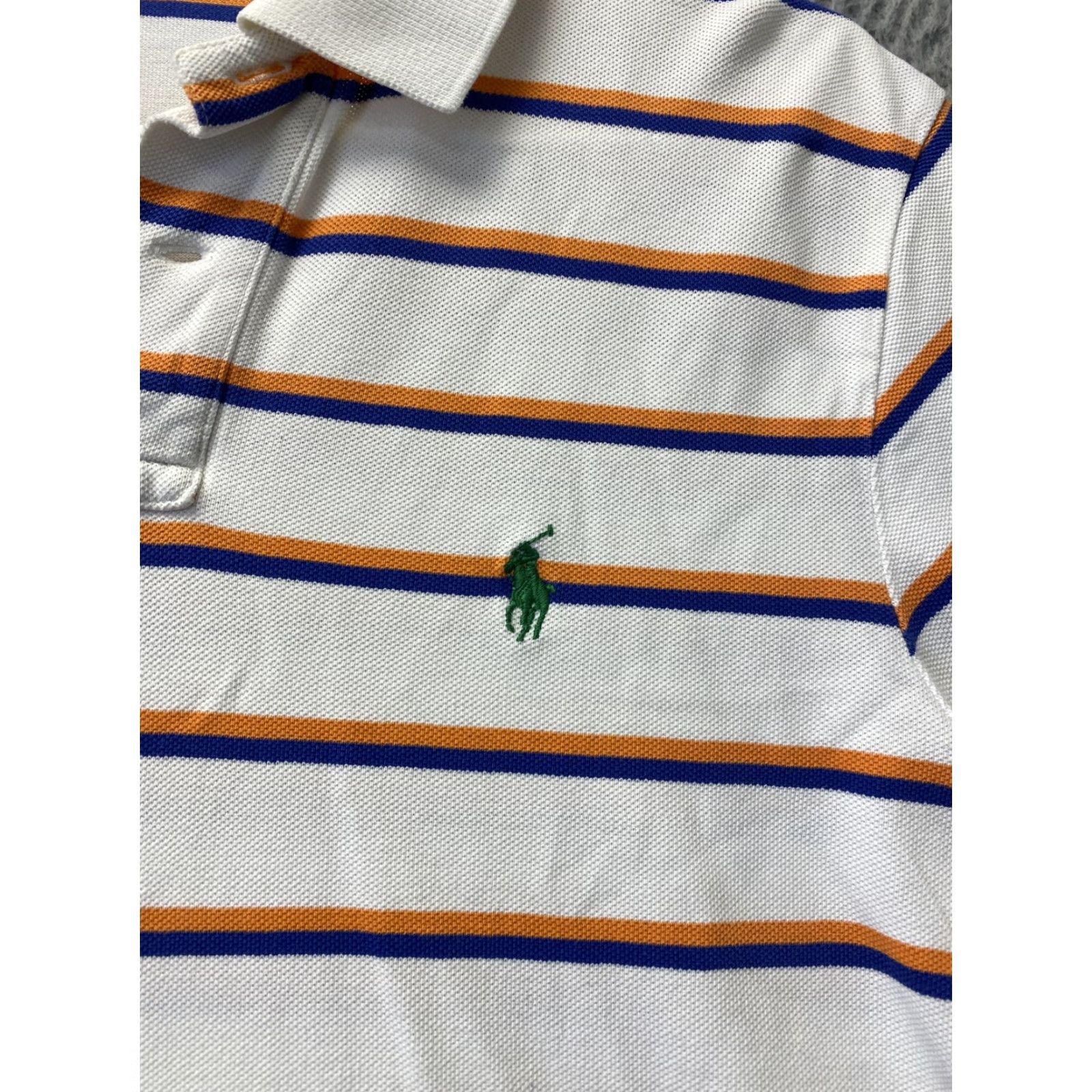 Polo Ralph Lauren VINTAGE Polo Ralph Lauren Shirt Mens M Cotton Short Sleeve Button Stripe Men’s 105-34 Size US M / EU 48-50 / 2 - 2 Thumbnail
