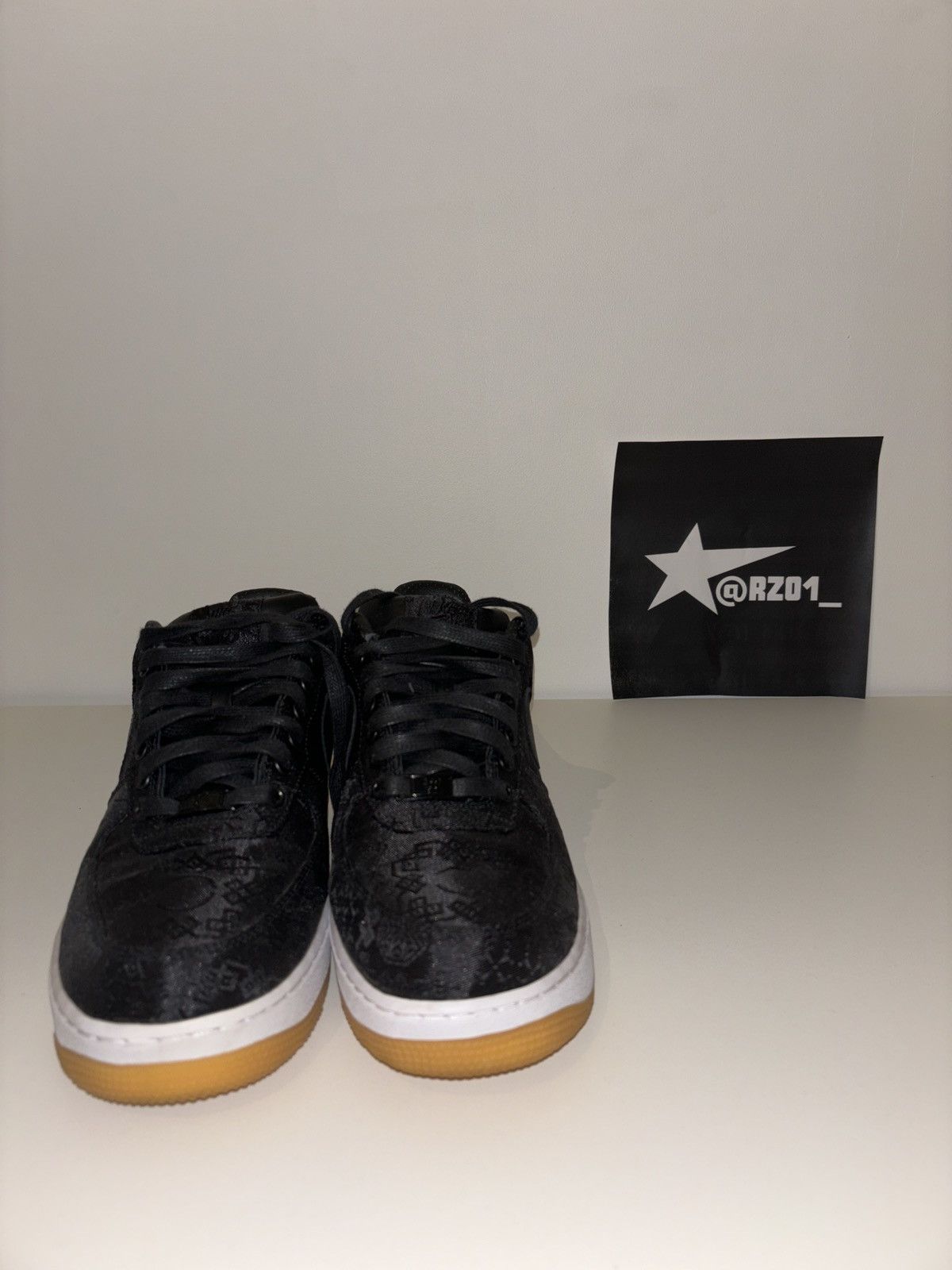 CLOT × Nike Nike x Clot Air Force 1 Black Silk - US 9 Size US 9 / EU 42 - 5 Thumbnail