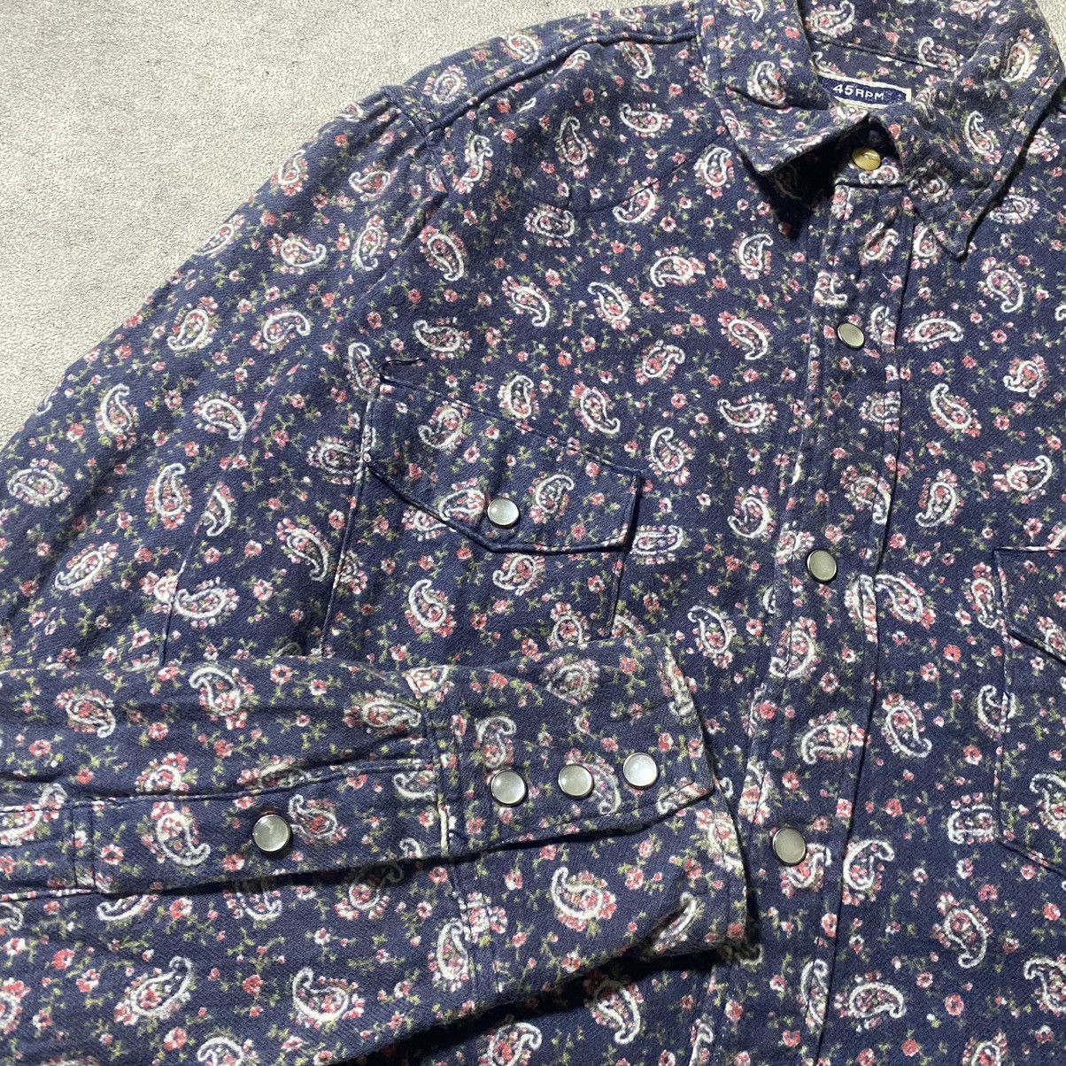 45rpm 90s Paisley 45RPM Shirt Snap Button Size US S / EU 44-46 / 1 - 3 Thumbnail
