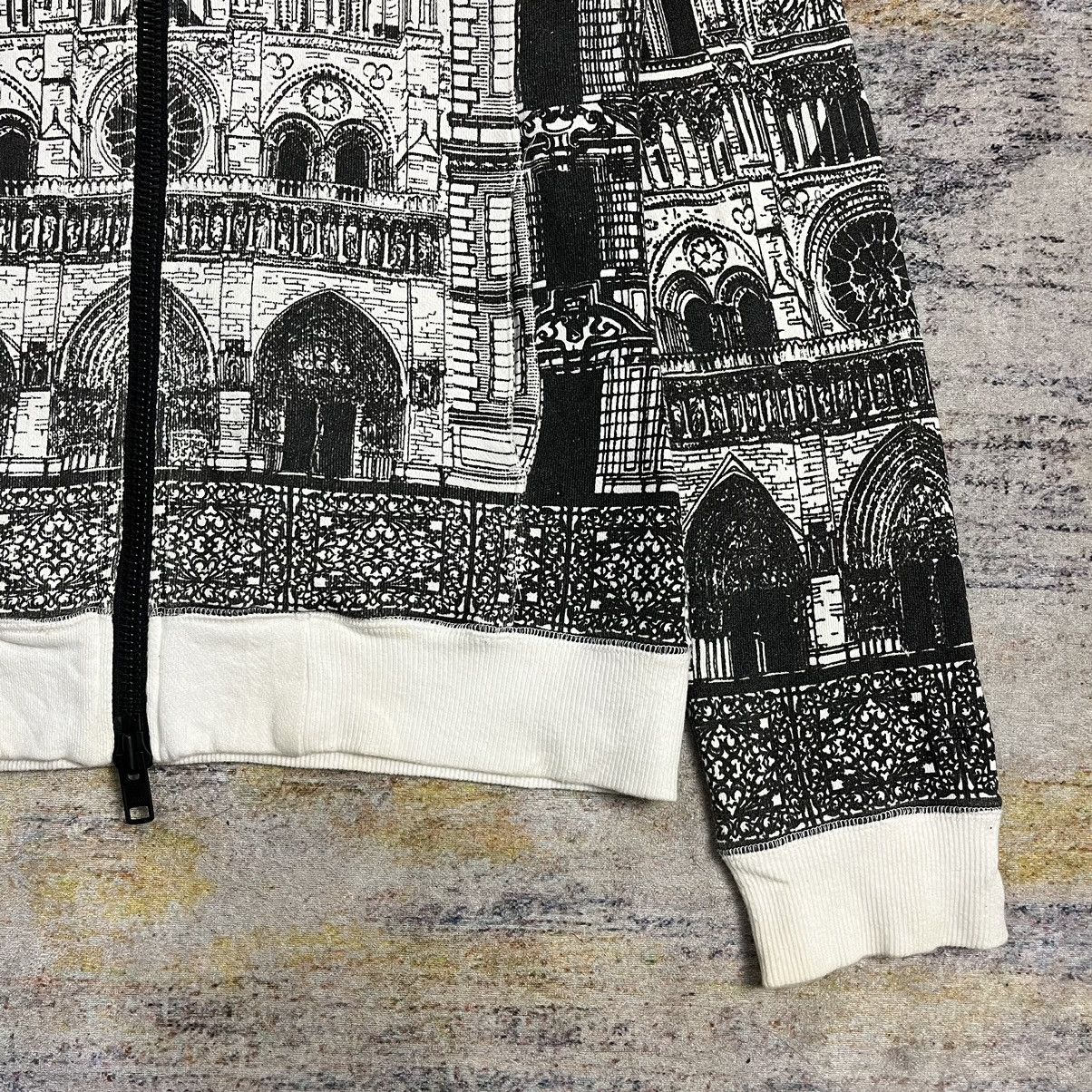 If Six Was Nine × Le Grande Bleu (L.G.B.) × NO ID No Id Cathedral architecture art print double zip hoodie Size US S / EU 44-46 / 1 - 7 Thumbnail
