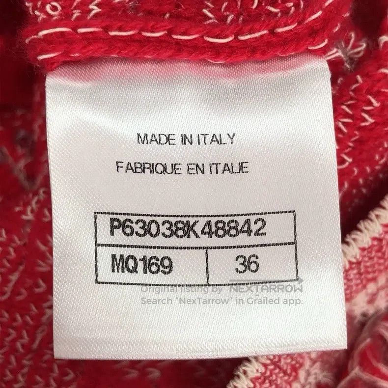 Chanel Chanel Red flower crochet lace knitted cardigan coat Size XS / US 0-2 / IT 36-38 - 6 Thumbnail