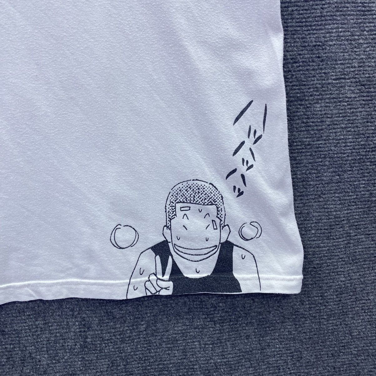 Anime × Japanese Brand × Vintage Vintage Rare Design Slamdunk anime White Tee Size US XL / EU 56 / 4 - 2 Thumbnail