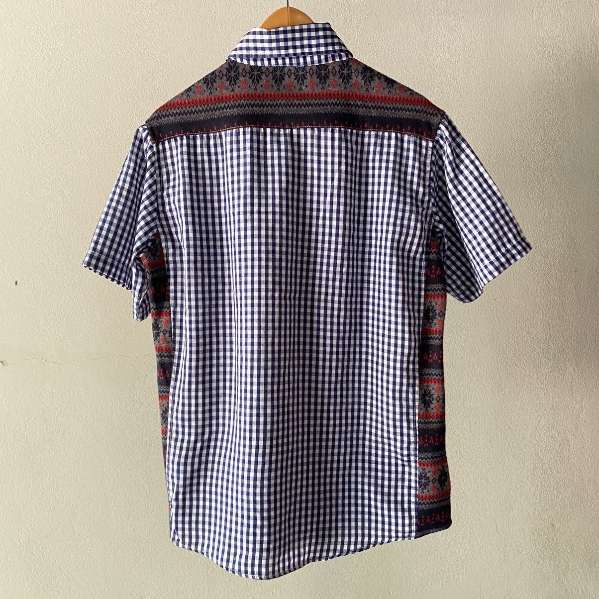 Comme des Garcons × Comme des Garcons Homme Plus COMME des GARCONS Patchwork Checkered Fusion Shirt Size US L / EU 52-54 / 3 - 2 Thumbnail