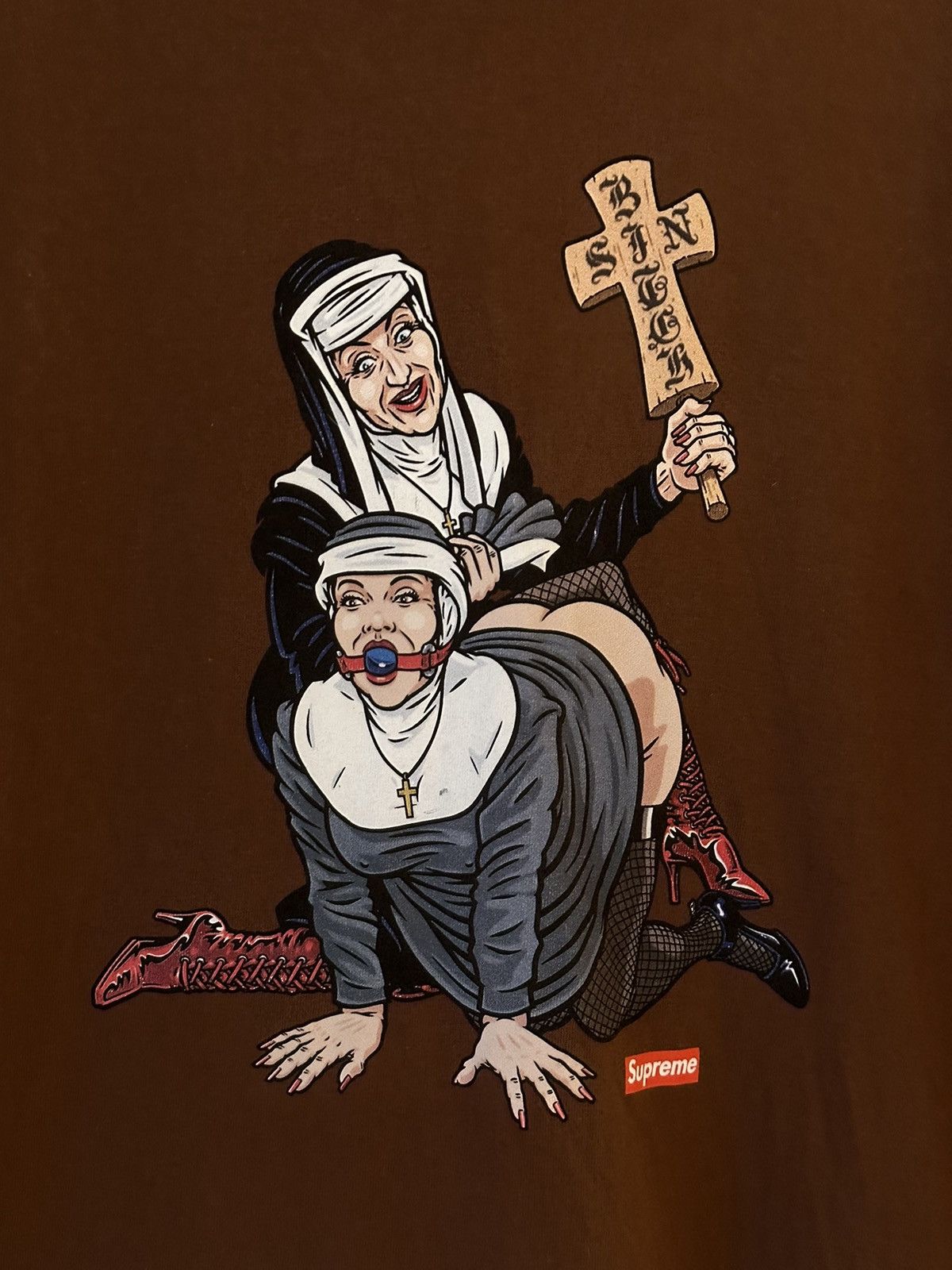 Supreme Supreme Nuns Tee Size US M / EU 48-50 / 2 - 2 Thumbnail