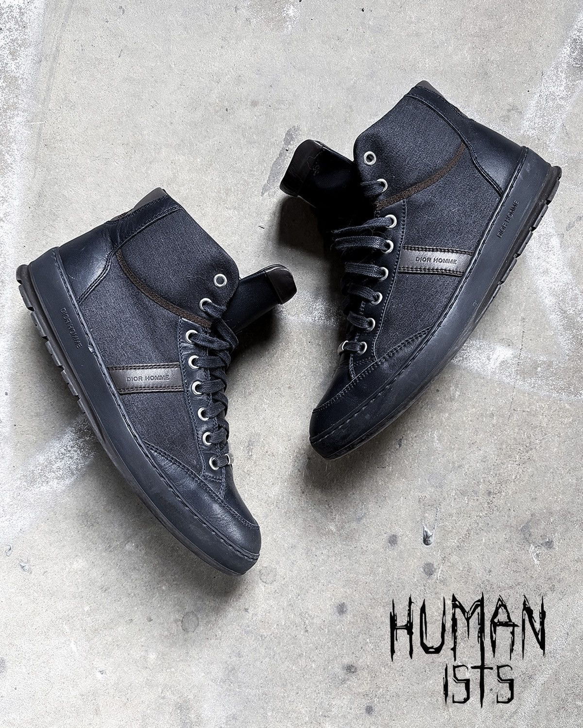 Dior A/W11 GAT HIGH TOP B18 SNEAKERS Size US 7 / EU 40 - 1 Thumbnail