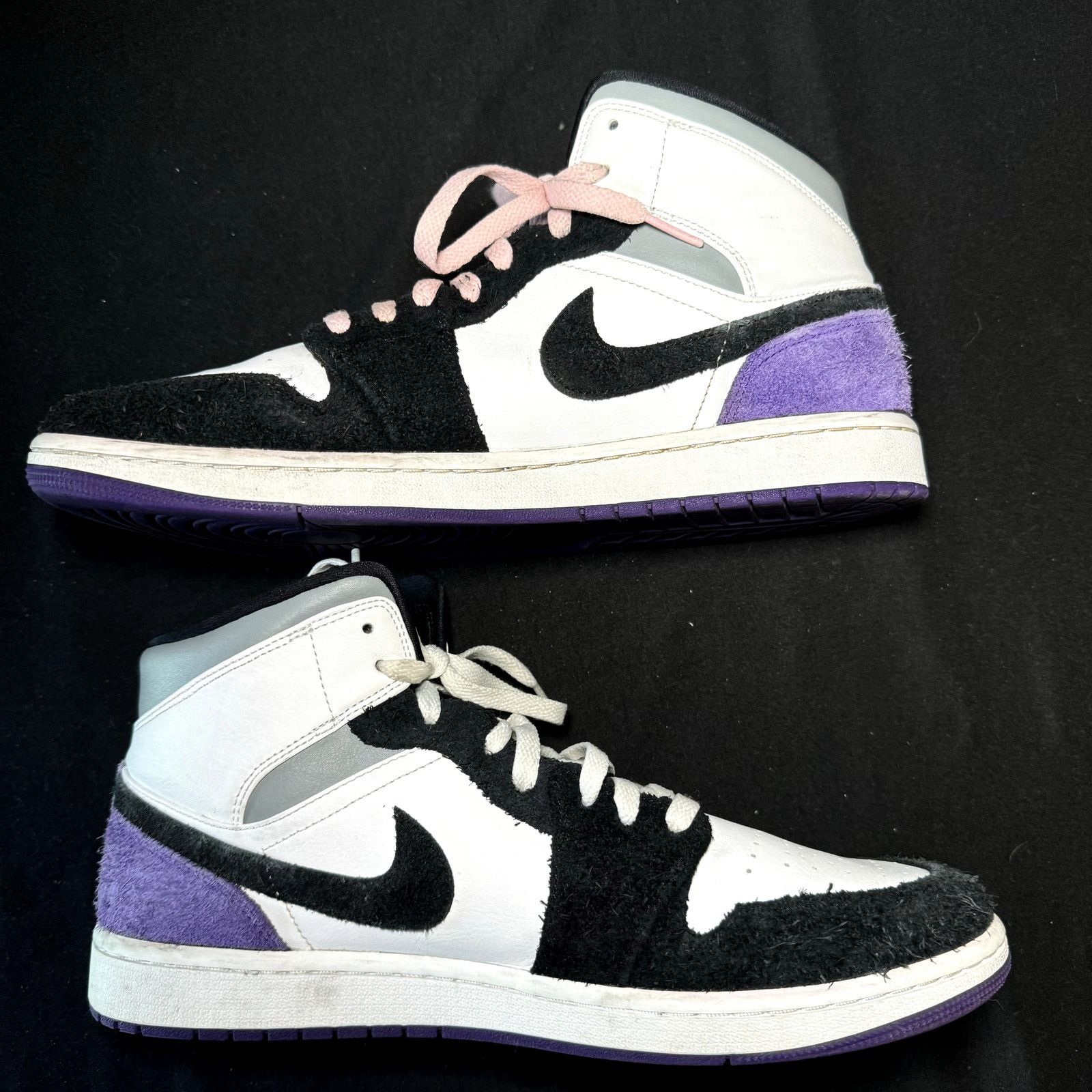 Jordan Brand × Nike Air Jordan 1 Mid SE Varsity Purple Men's Shoes - Size 11 Size US 11 / EU 44 - 3 Thumbnail