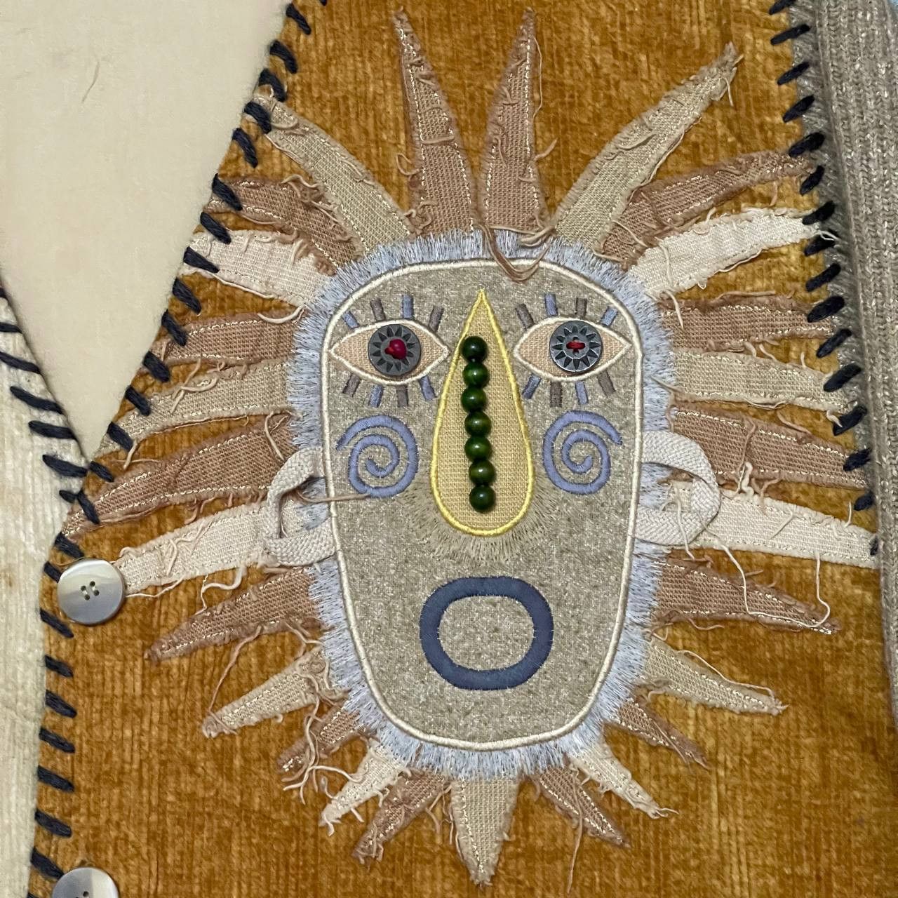 Otto ⭐Rare⭐ Vtg Otto Gioia Cardigan Art Design Inspired Kapital Size US L / EU 52-54 / 3 - 5 Thumbnail