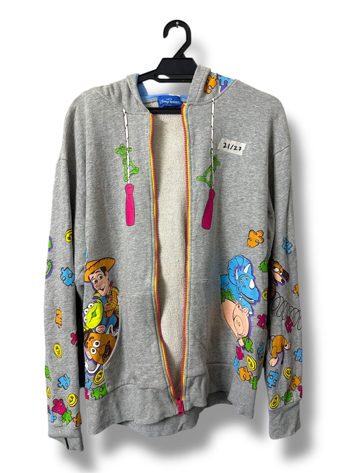 Disney VERY RARE VINTAGE HOODIE TOY STORY MOVIE ALL OVER PRINTED Size US L / EU 52-54 / 3 - 1 Thumbnail