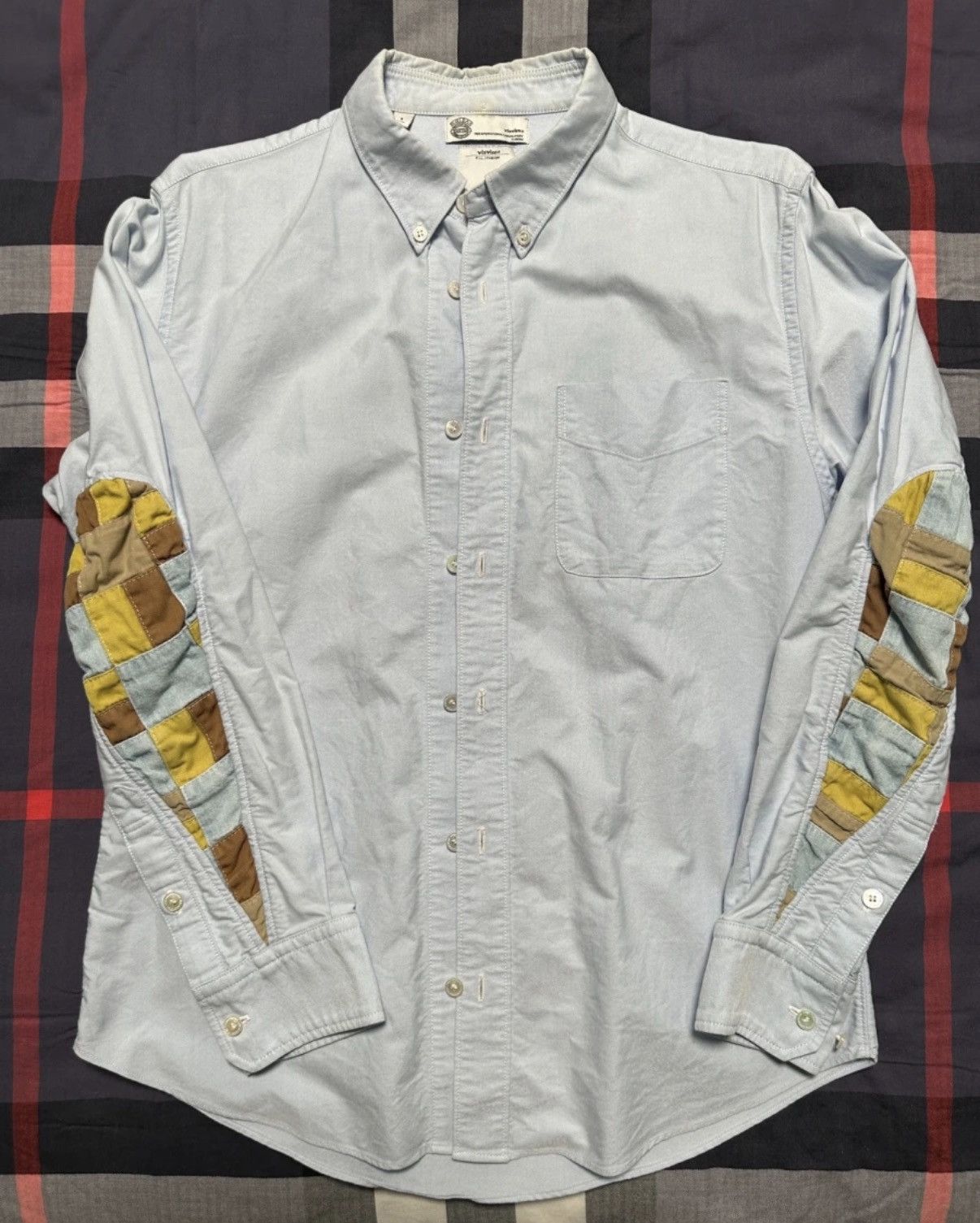 Visvim Visvim Drop Sleeve Shirt – Blue Size US S / EU 44-46 / 1 - 1 Thumbnail