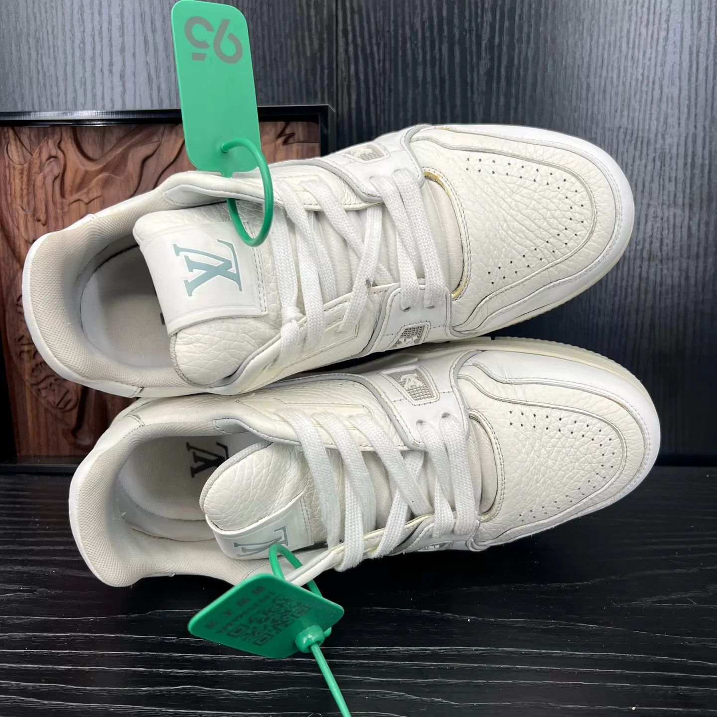 Louis Vuitton LV Trainer White Cement 38 New Size US 7.5 / IT 37.5 - 8 Thumbnail