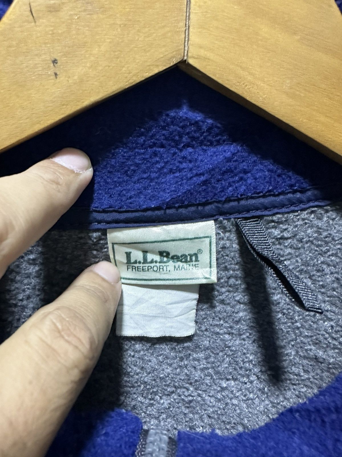 L.L. Bean Vintage L.L.Bean Half Zipper Sherpa Fleece Jacket Size US M / EU 48-50 / 2 - 3 Thumbnail
