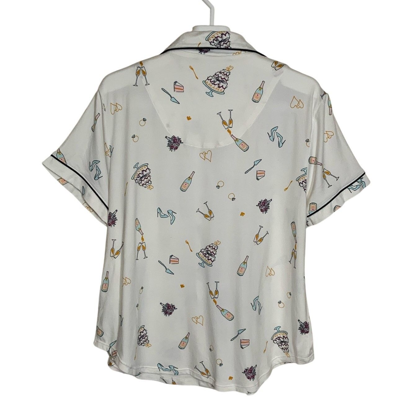 Kate Spade Kate Spade New York Bridal Print Top Pajama Women's Size M Size M / US 6-8 / IT 42-44 - 2 Thumbnail