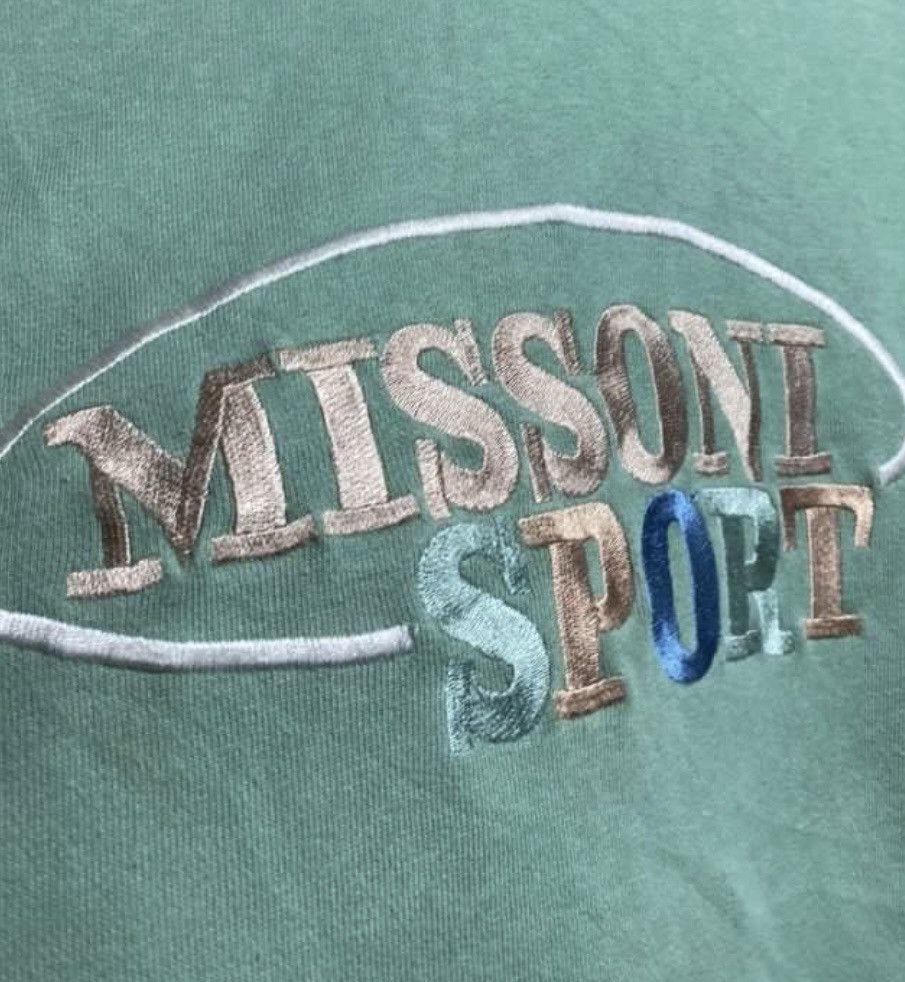 Missoni Missoni Sports Embordier Green Sweater Size US M / EU 48-50 / 2 - 4 Thumbnail
