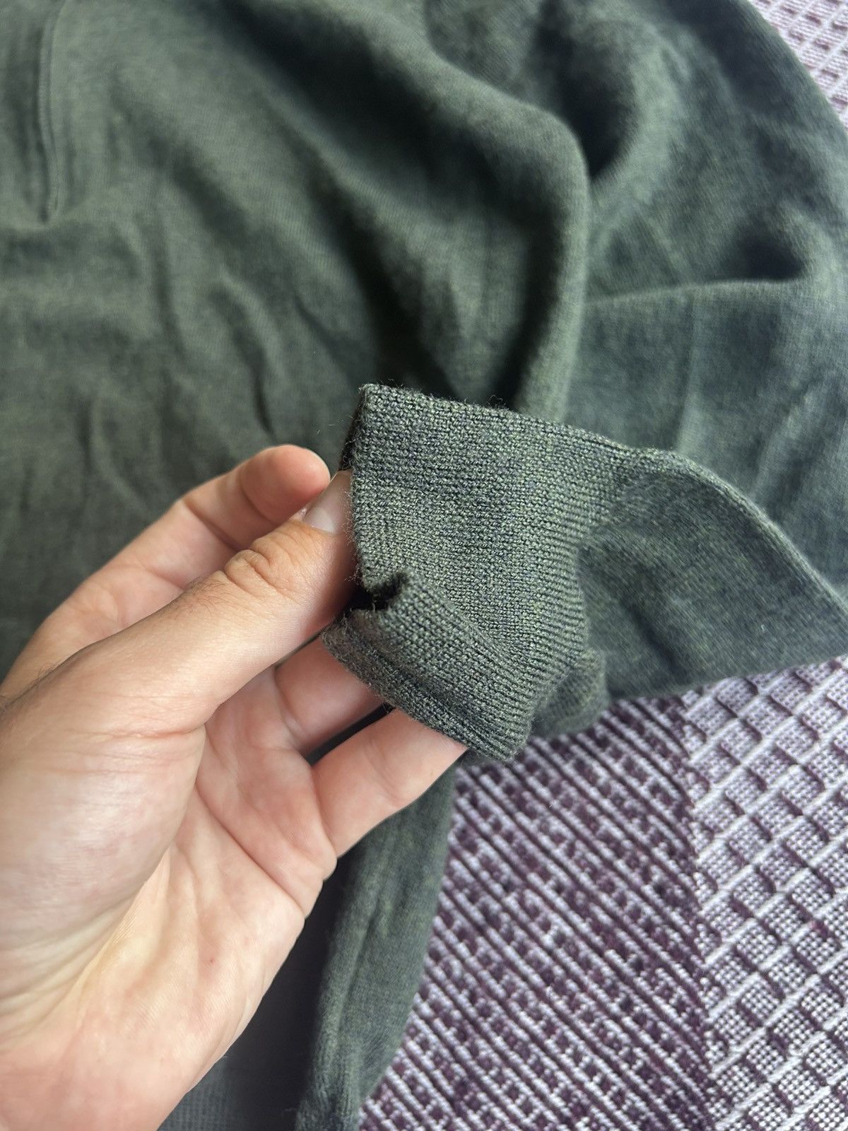 Gran Sasso Gran Sasso 1/4 Sweater Luxury Type 100% Wool Premium Size M Size US M / EU 48-50 / 2 - 5 Thumbnail