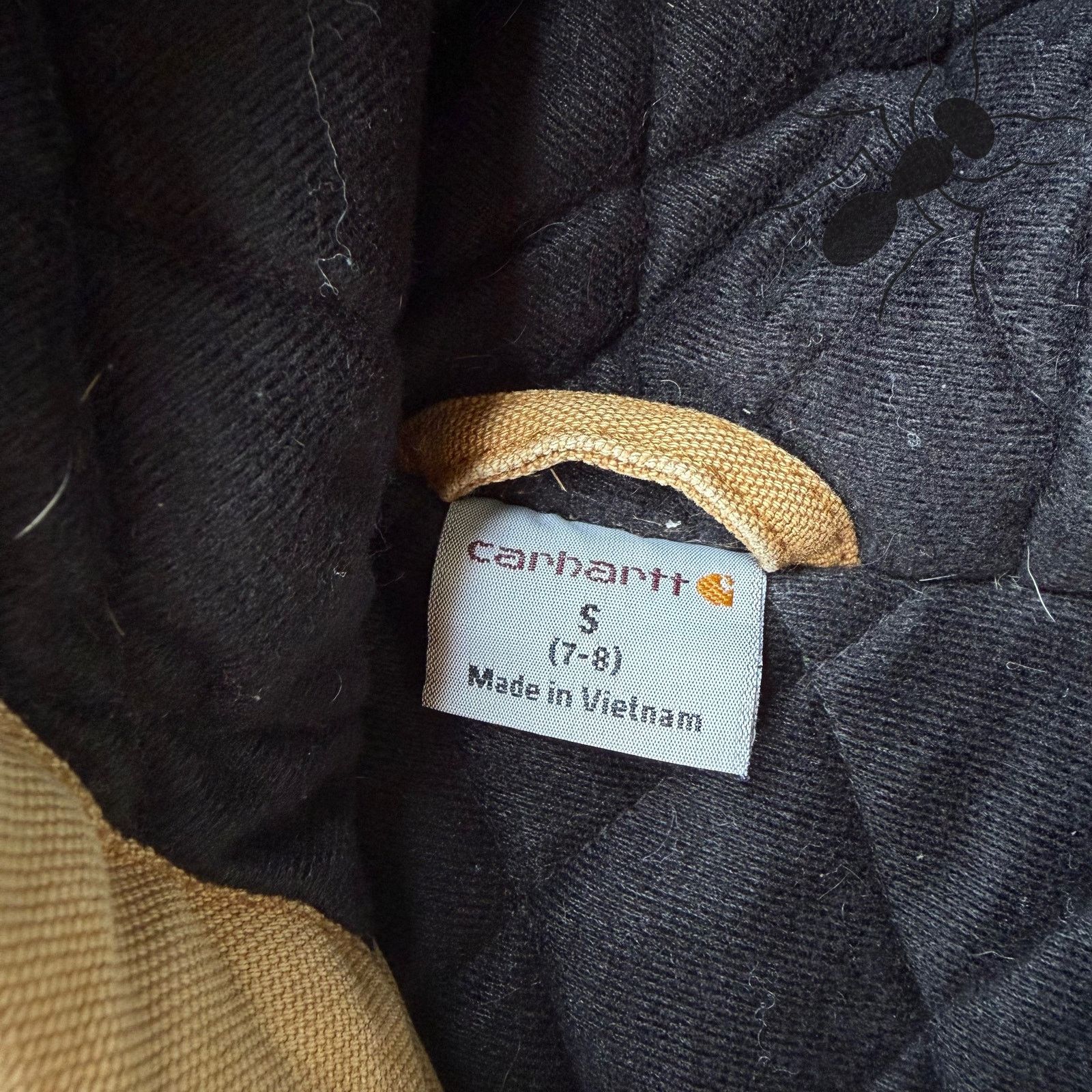 Carhartt × Vintage Carhartt YOUTH brown hooded work wear jacket Size US S / EU 44-46 / 1 - 4 Thumbnail