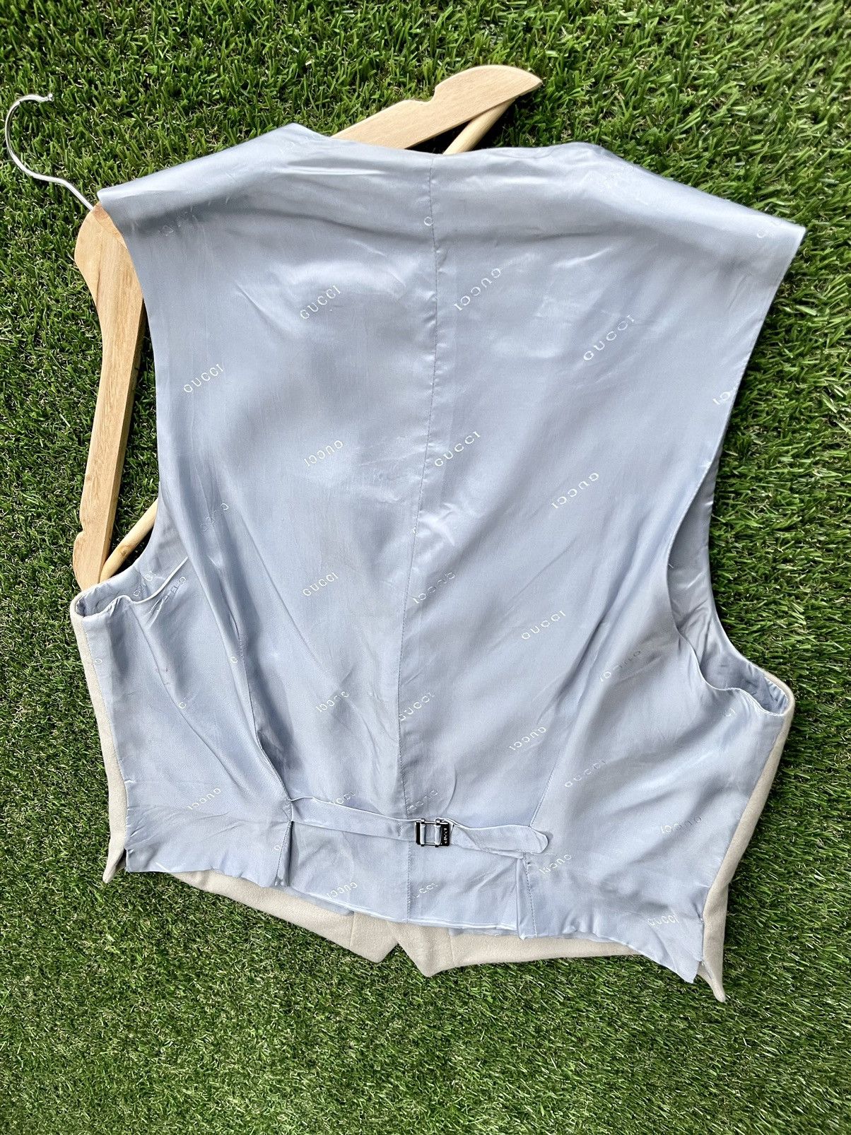 Gucci Gucci Monogram Waistcoat Wool Vest Size US L / EU 52-54 / 3 - 2 Thumbnail