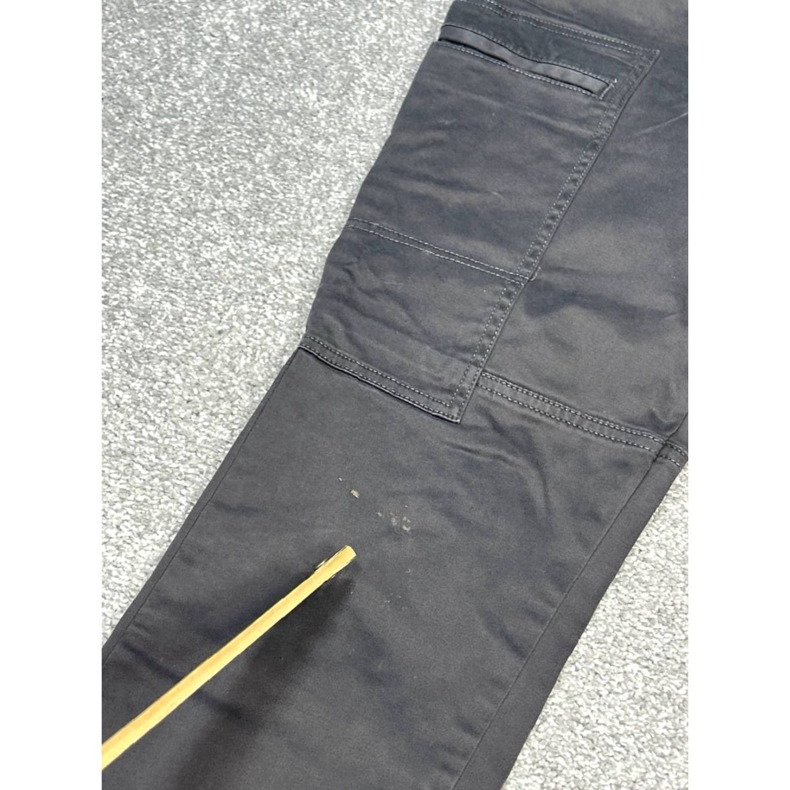 Prana prAna Louisa Pants 10 Black Cargo Cotton Stretch Mid Rise Skinny Leg Womens Size 32" / US 10 / IT 46 - 7 Thumbnail