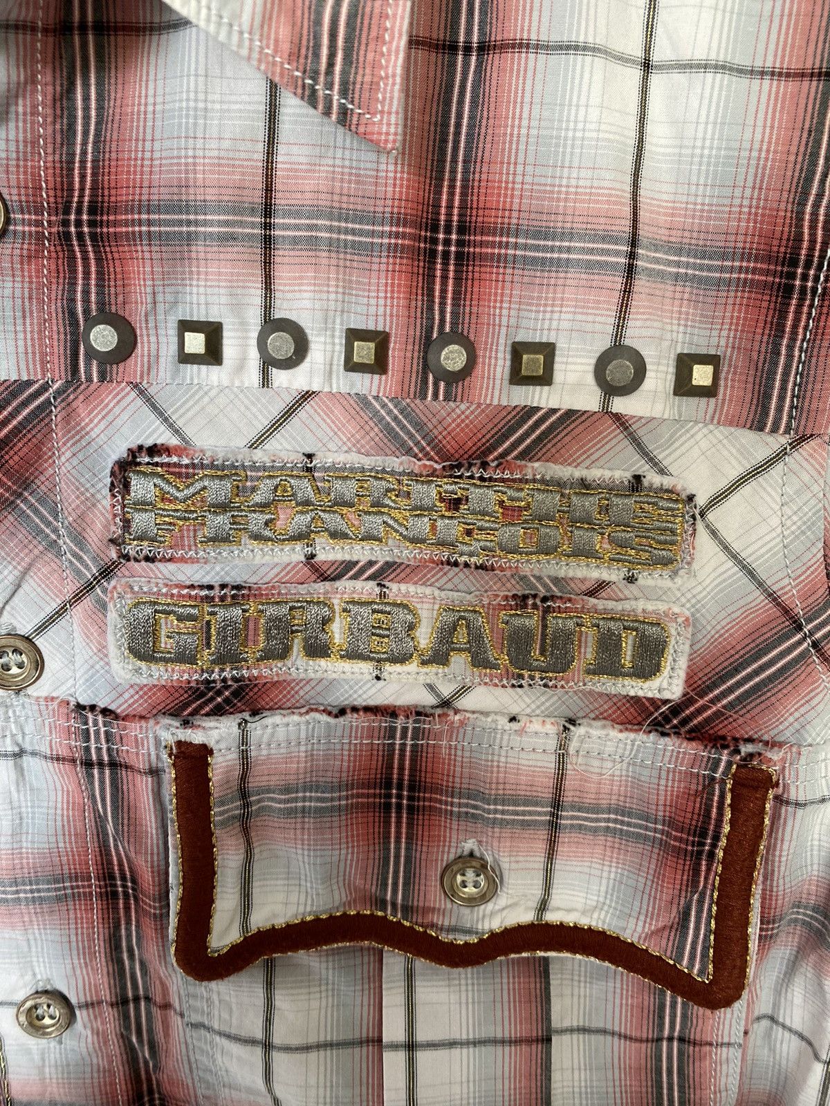 Marithe + Francois Girbaud 🔥🔥2000s MFG studs Shadow logo flannel Size US S / EU 44-46 / 1 - 6 Thumbnail