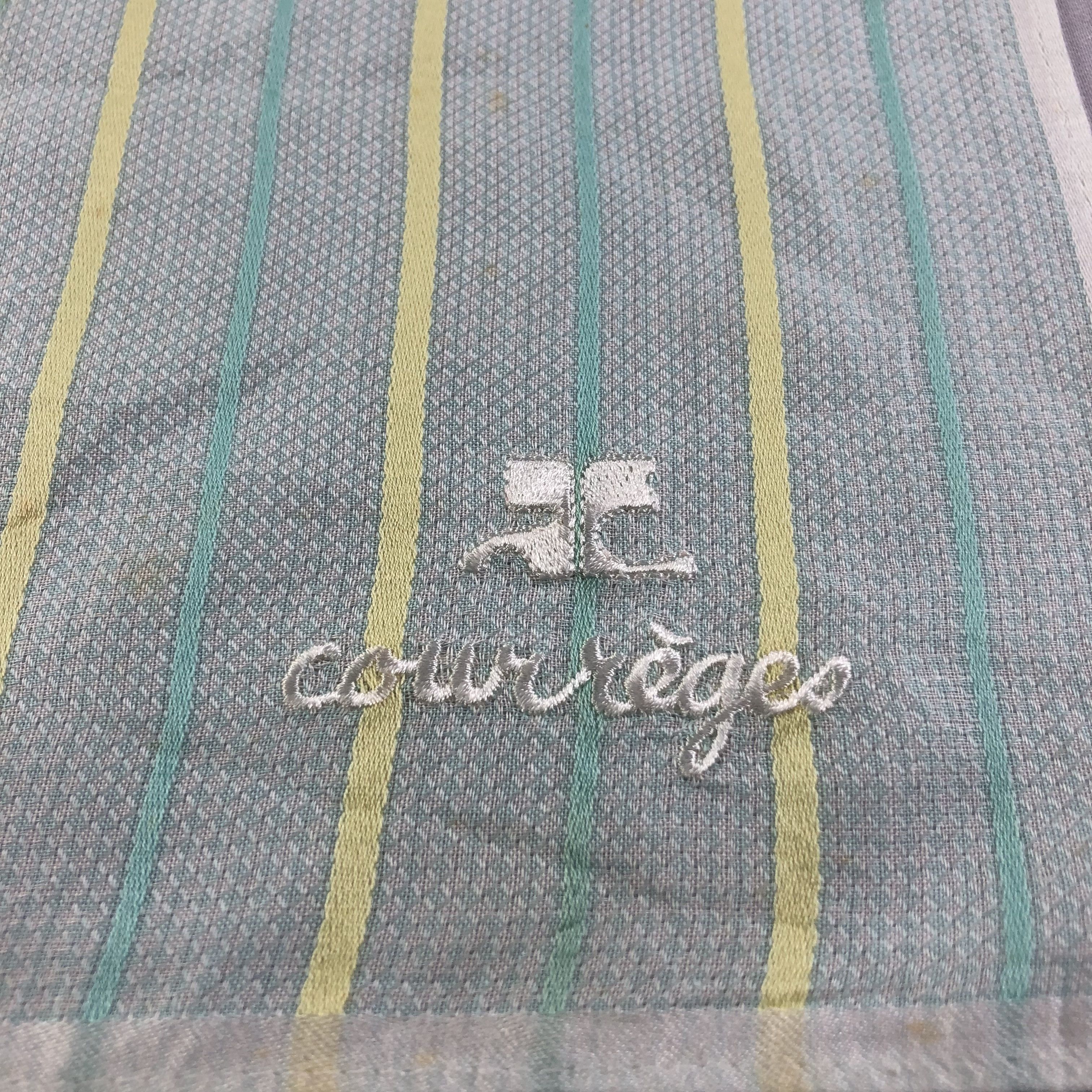 Courreges Courreges Handkerchief Neckerchief Bandana H1523 Size ONE SIZE - 4 Thumbnail