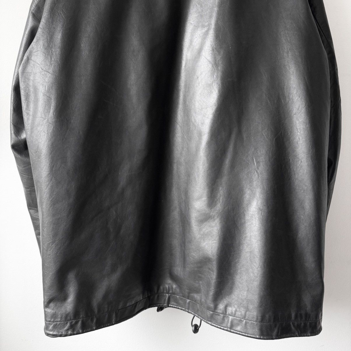 Jil Sander Jil Sander 2000’s Black Wool Lined Short Leather Coat Size US M / EU 48-50 / 2 - 6 Thumbnail