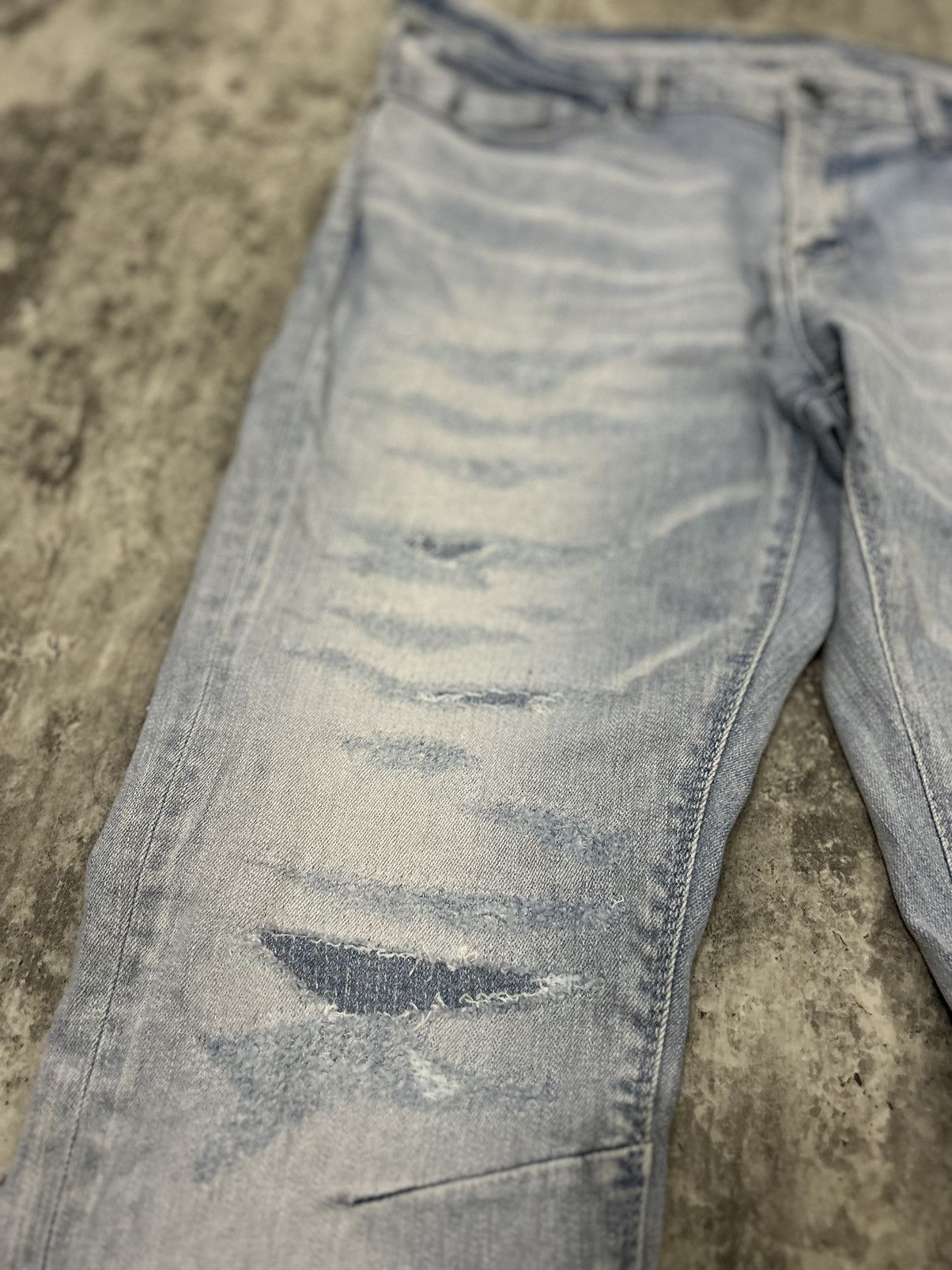 GOSTAR DE FUGA Gostar De Fuga Japan Slim Distressed Jeans Size US 34 / EU 50 - 4 Thumbnail