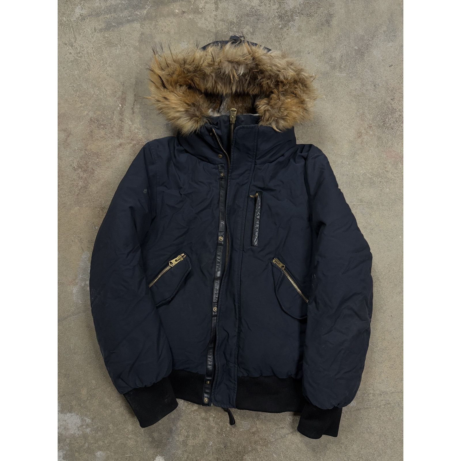 Mackage Mackage Jacket Navy Fur Used 40 Size US S / EU 44-46 / 1 - 1 Thumbnail