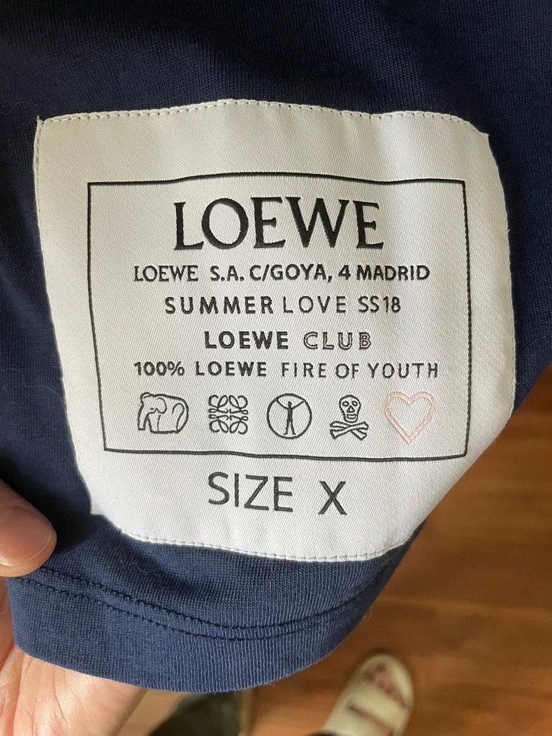 Loewe LOEWE Padded short-sleeved T-shirt Size US XS / EU 42 / 0 - 4 Thumbnail