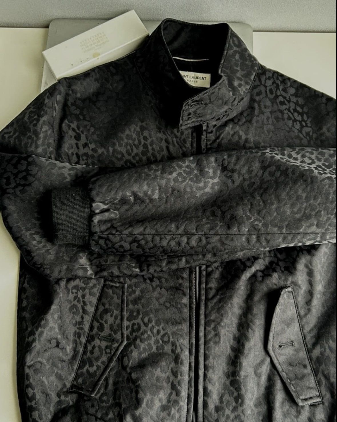 Saint Laurent Paris Saint Laurent Leopard Silk Jacket Size US S / EU 44-46 / 1 - 1 Thumbnail