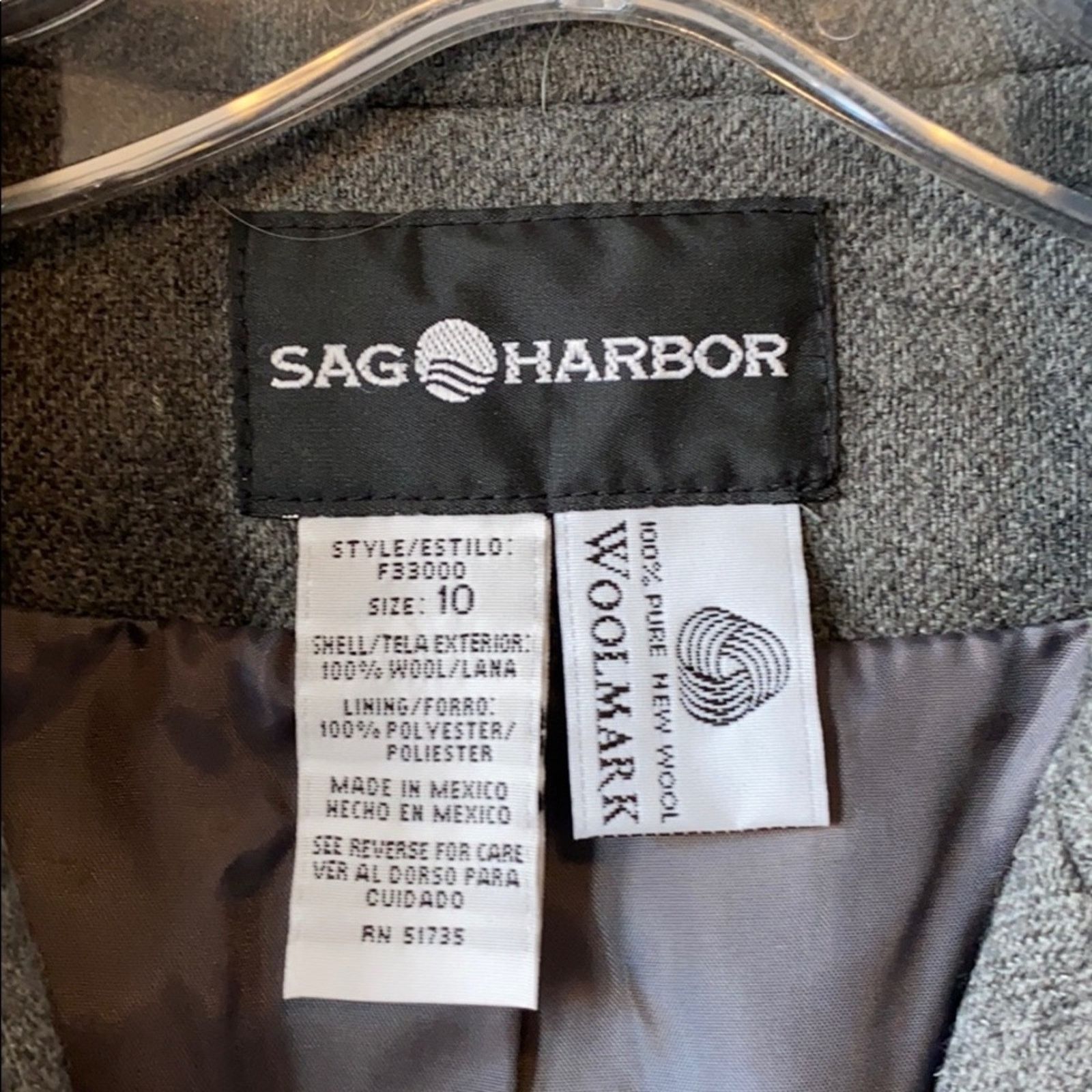 Vintage Vintage Sag Harbor wool blazer academia sz 10 classic office Size L / US 10 / IT 46 - 2 Thumbnail