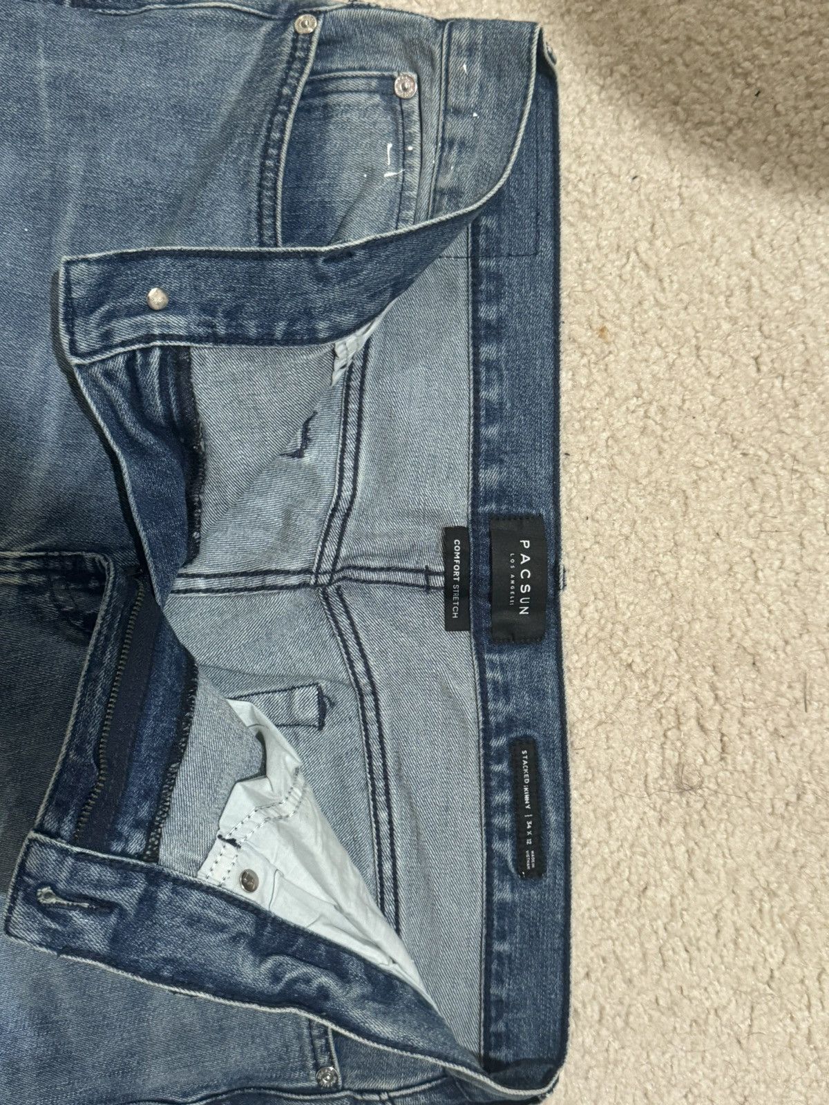 Pacsun Pacsun stacked biker jeans Size US 34 / EU 50 - 2 Thumbnail