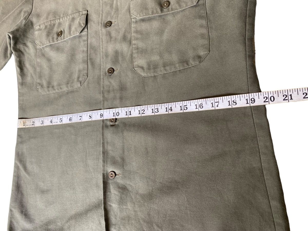 Vintage Vintage 91 Bekleidungswerk German Army Button Shirt Size US M / EU 48-50 / 2 - 12 Thumbnail
